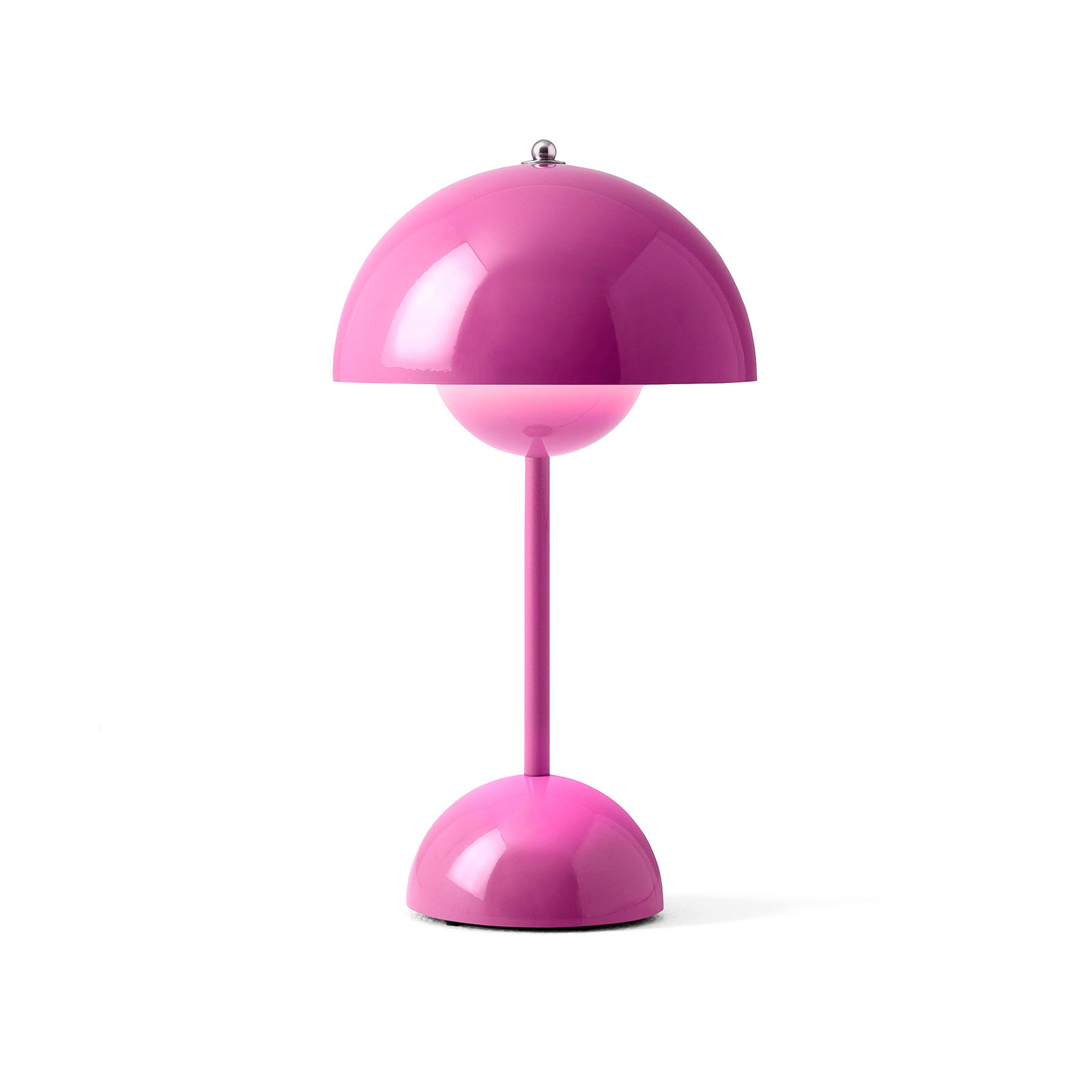 &Tradition LED uzlādējama galda lampa Flowerpot VP9, rozā krāsā