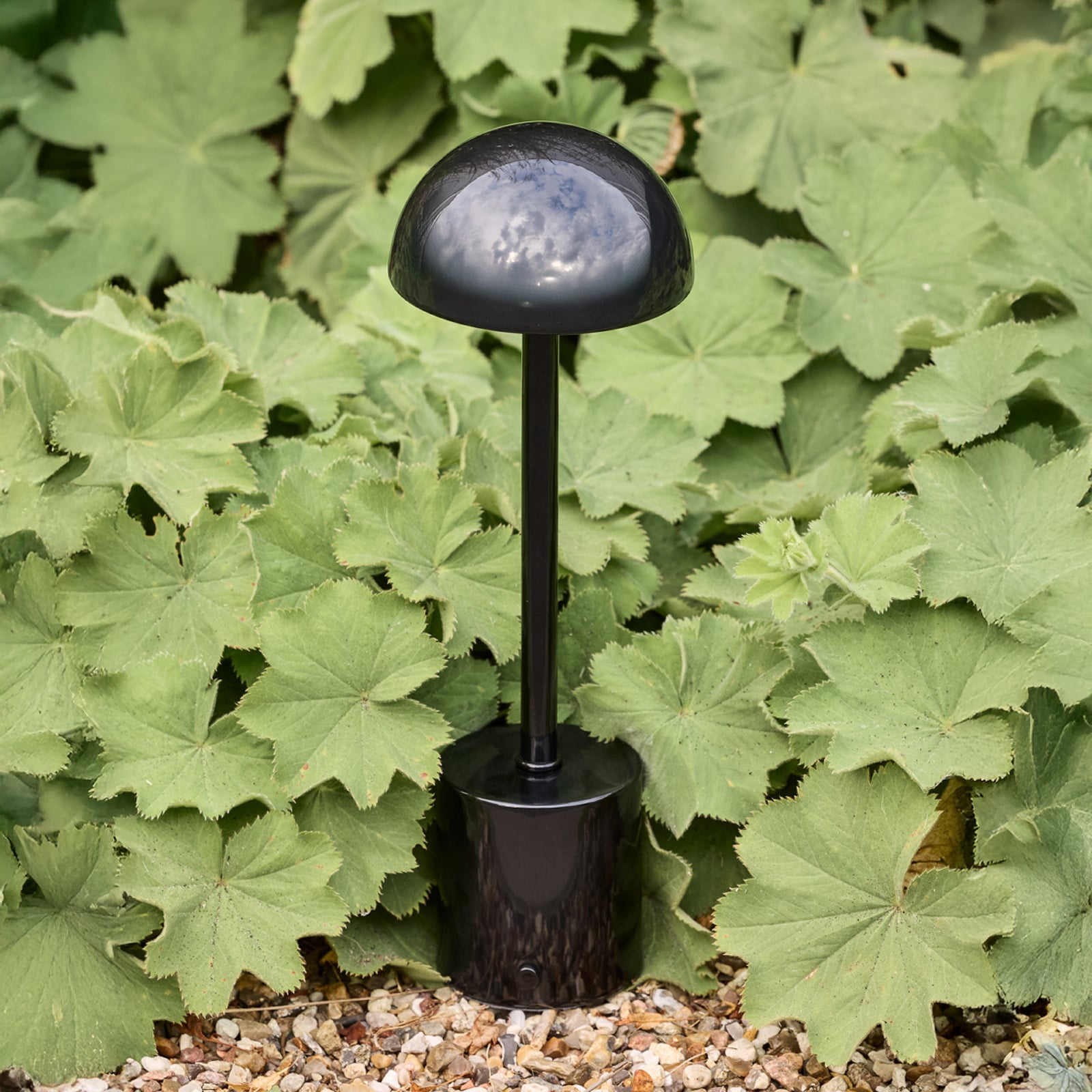 Taten LED-batteridriven bordslampa, svart, höjd 30 cm – HÜBSCH