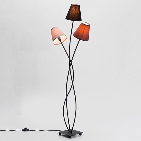Lampadaire Flexible Mocca Tre à 3 lampes