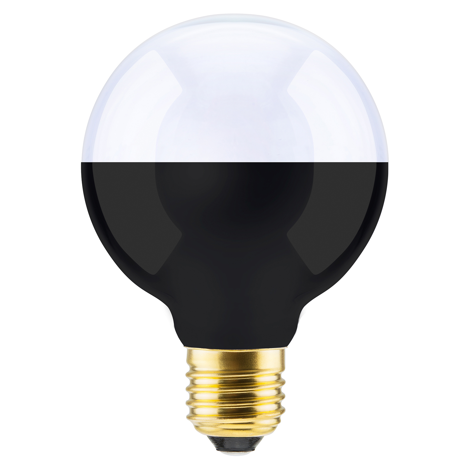Segula LED Globe G80 E27 6 W bunnspeil svart - dimbar - dimbar led-p?re - led-p?rer - glass