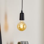 Brasil hanging light, black, one-bulb