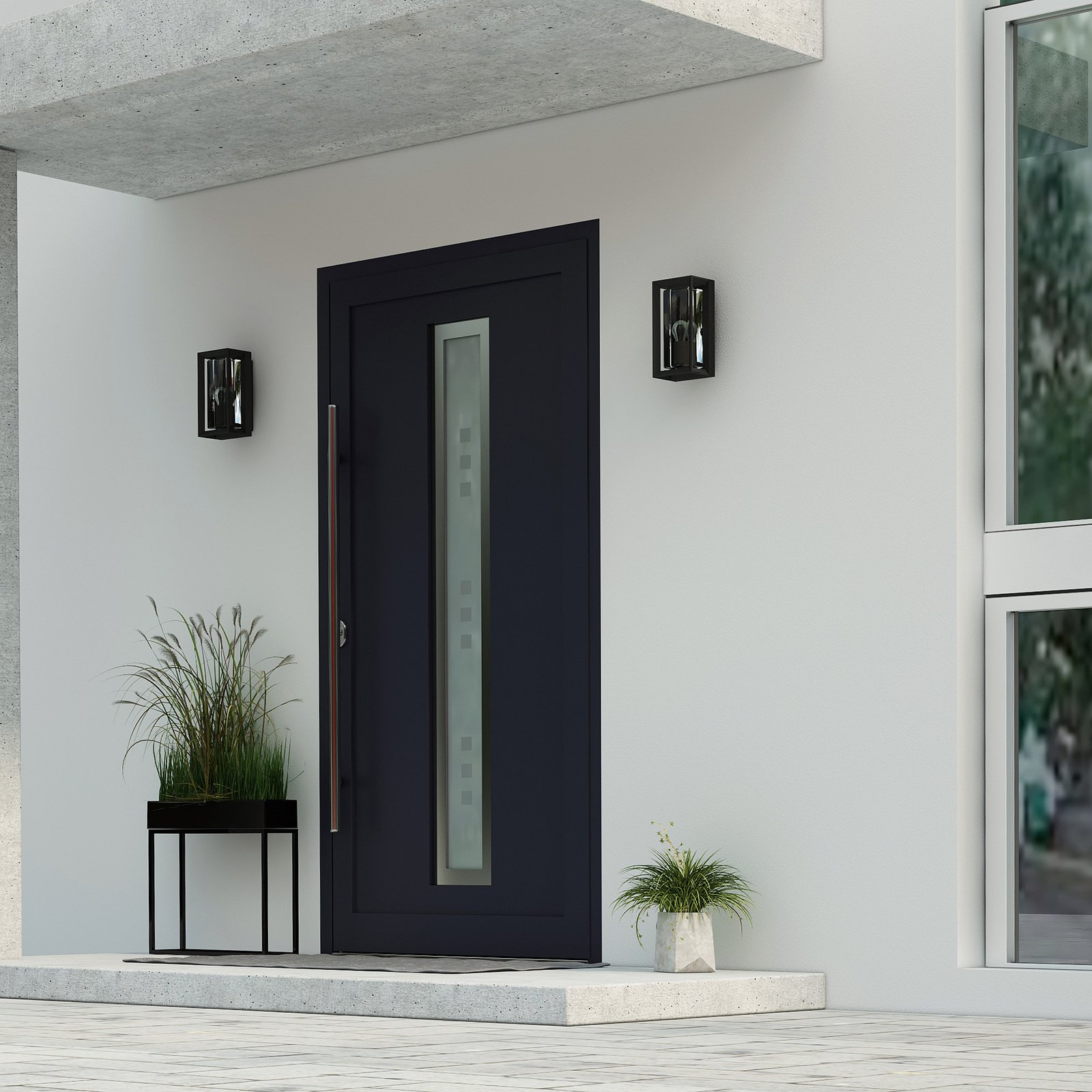 Ismera Candeeiro de Parede Exterior Dark Grey - Arcchio