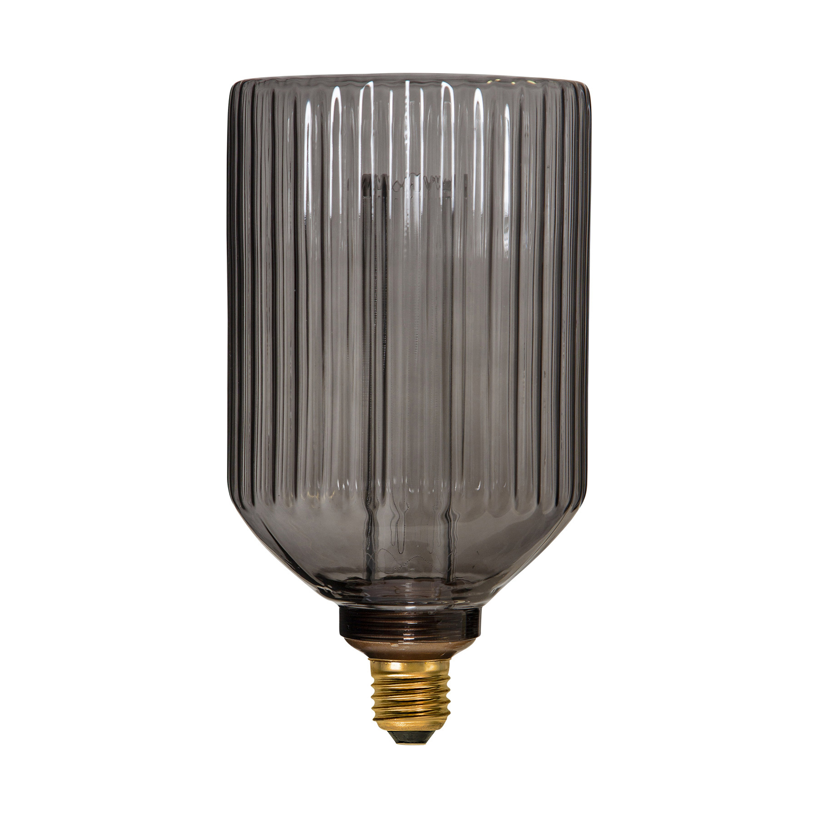 Decoled LED bulb P45 E27 1 W 2,000 K smoky grey