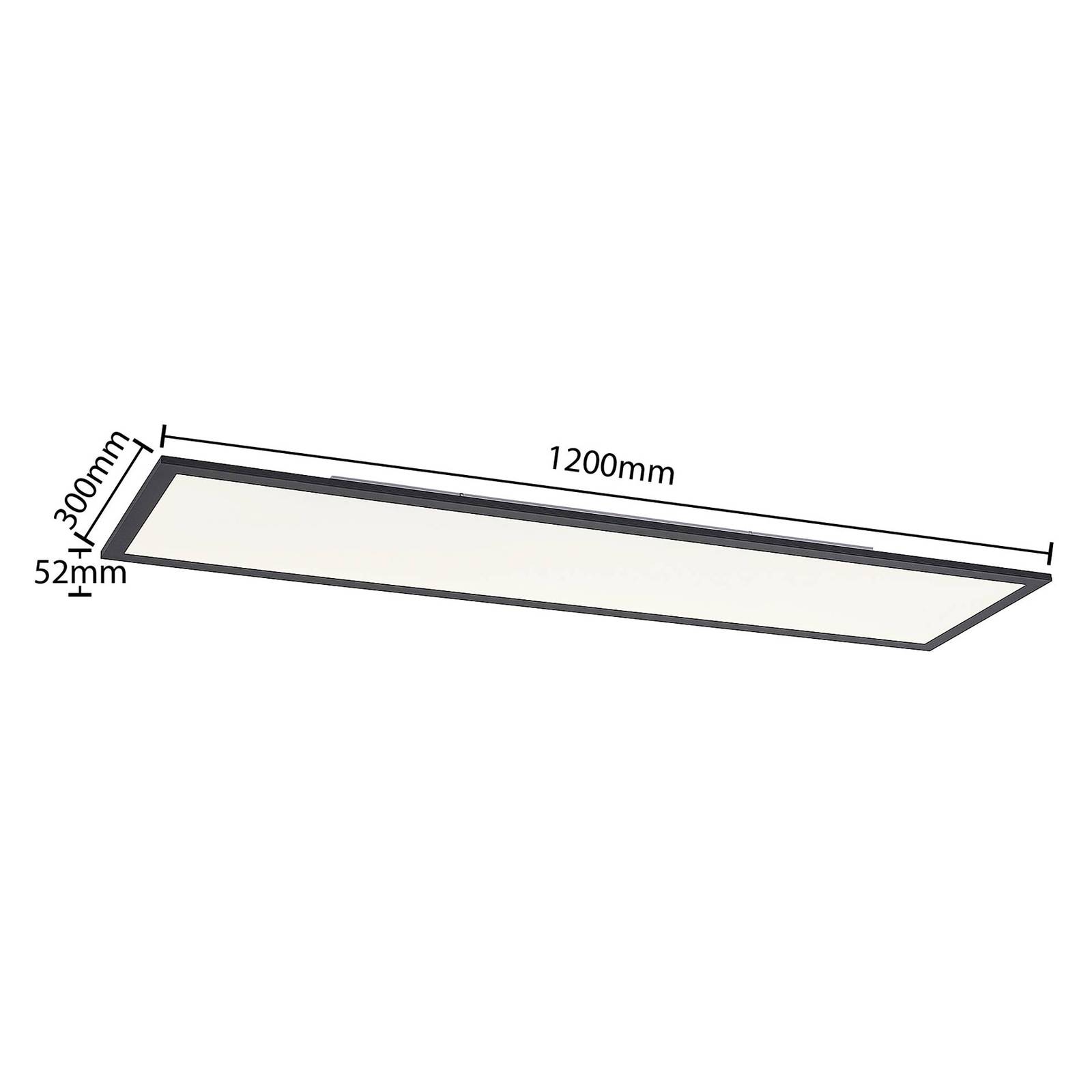 Lindby Nelios lampa sufitowa LED 4 000 K 120x30 cm