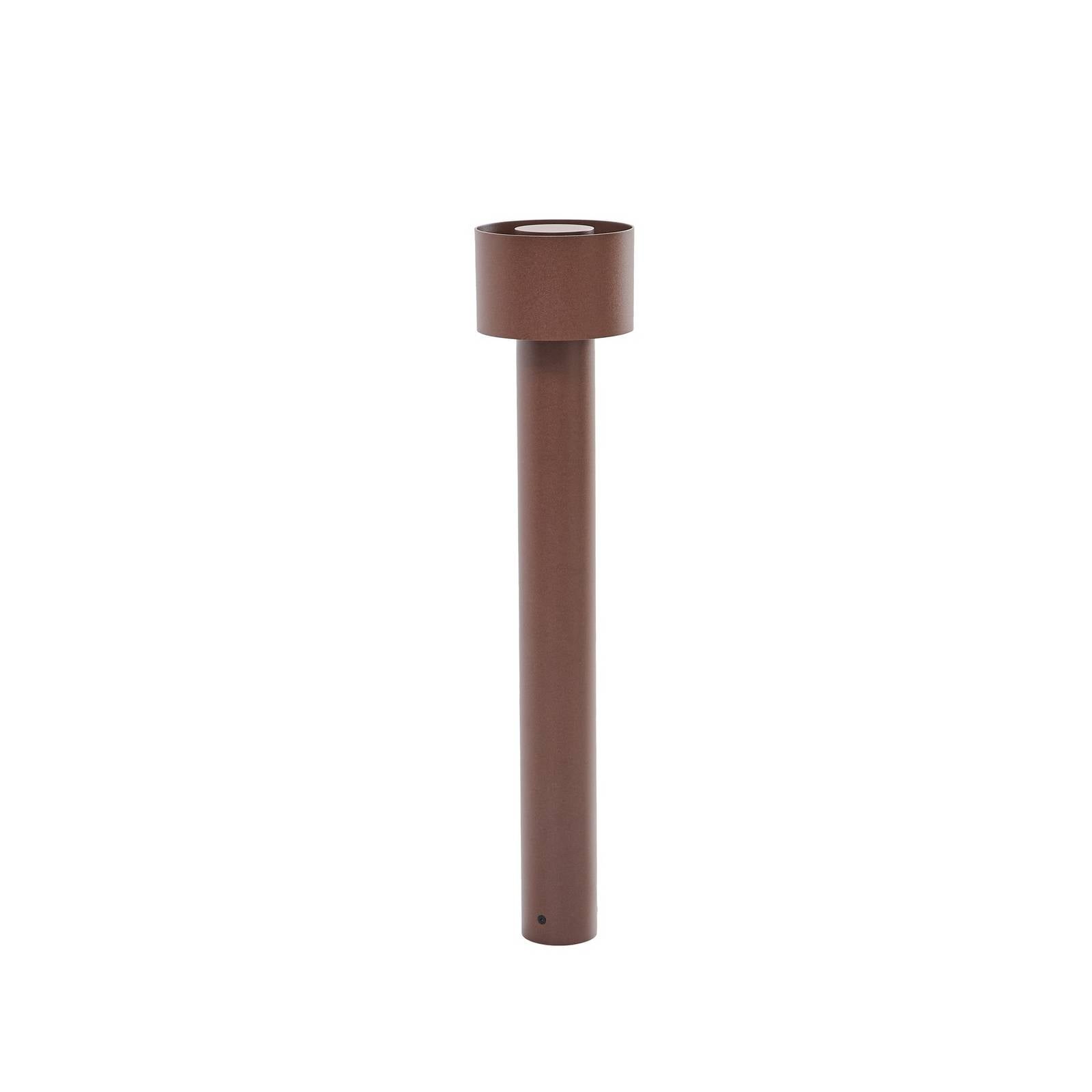 Arcchio LED-Wegeleuchte Milten, 65 cm, Rost, IP65