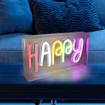 Lampe de table LED Neon Happy, USB