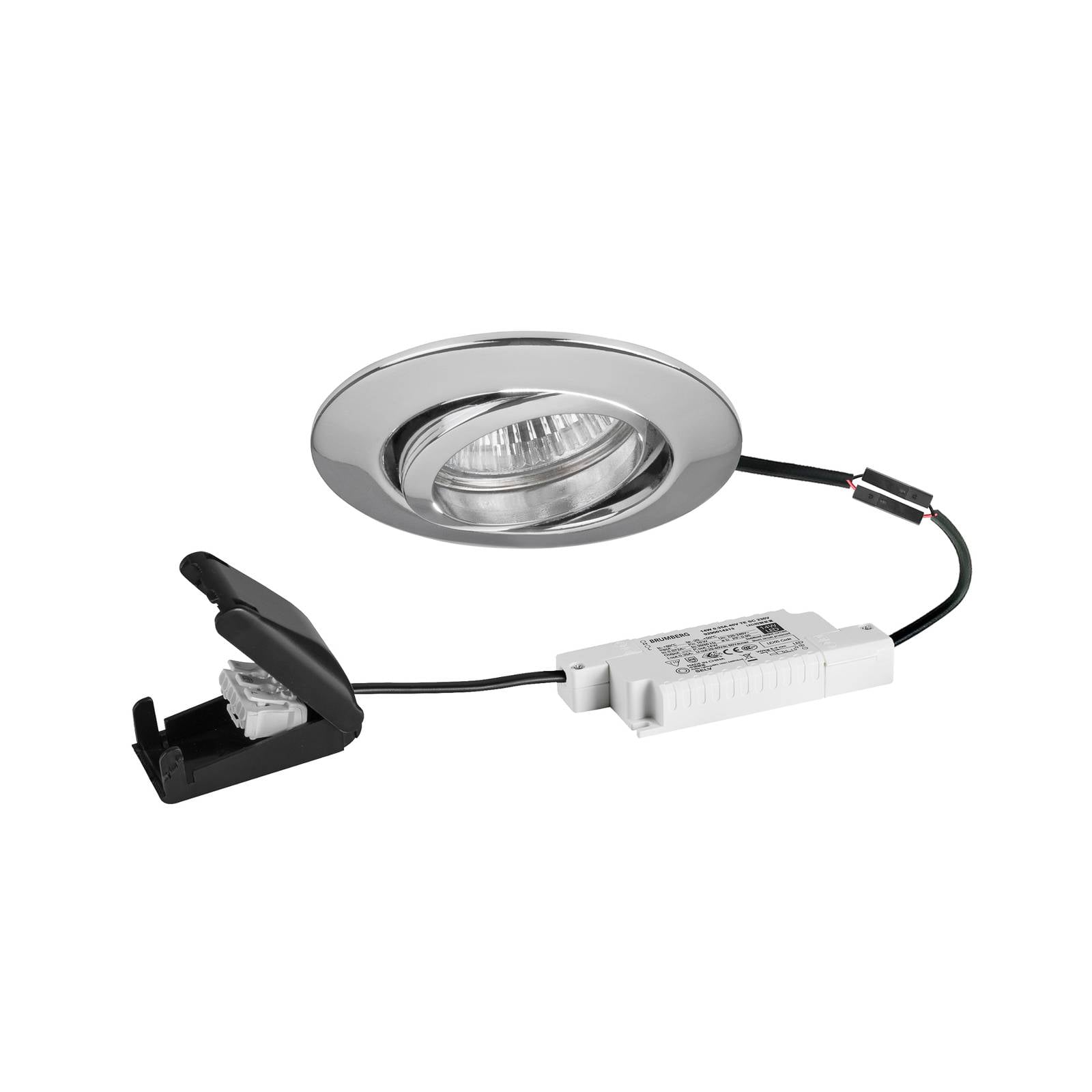 BRUMBERG Spot BB13 dim2warm RC-dim Anschlussbox, chrom