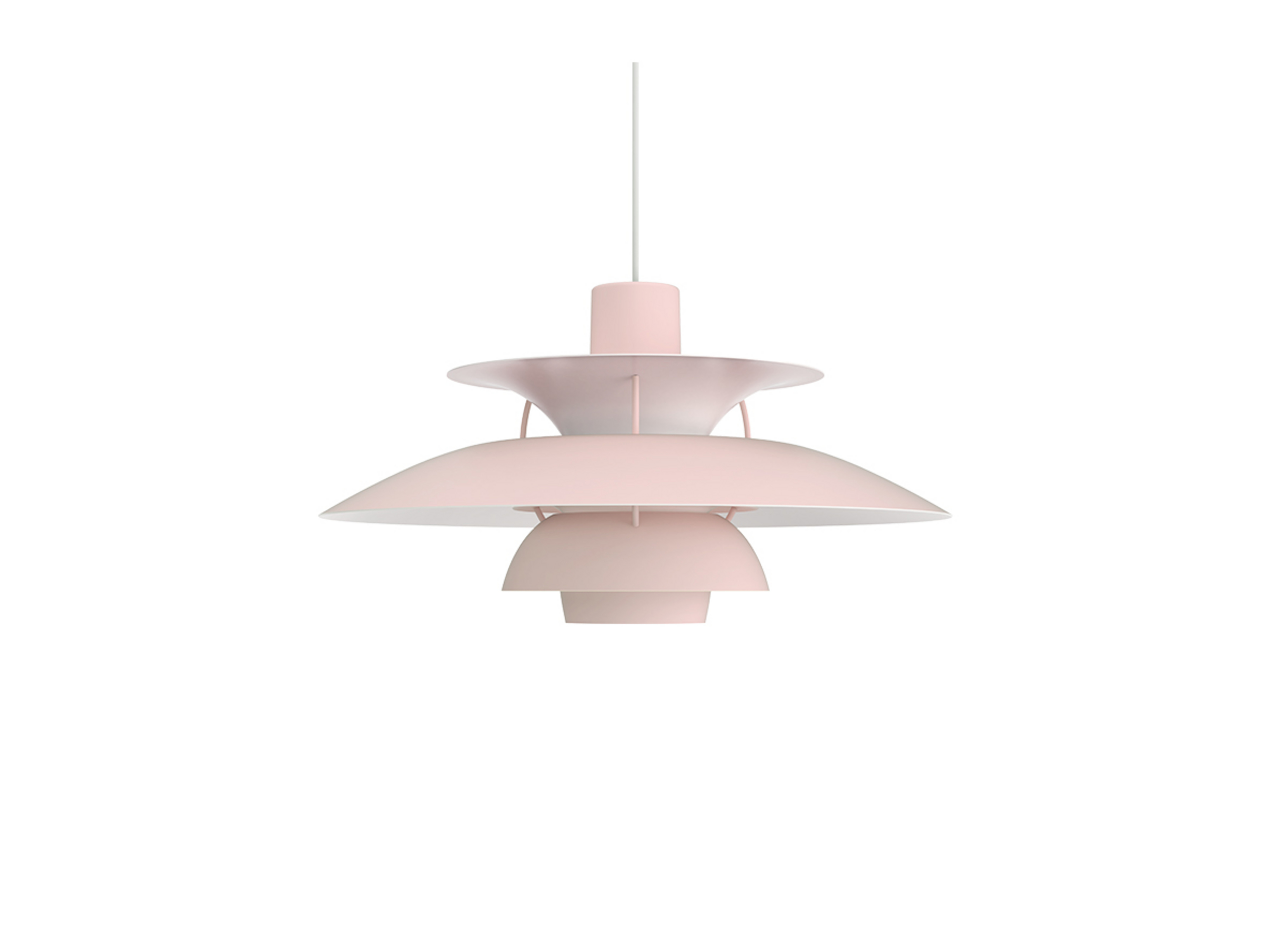 PH 5 Závěsné Světlo Monochrome Pale Rose - Louis Poulsen