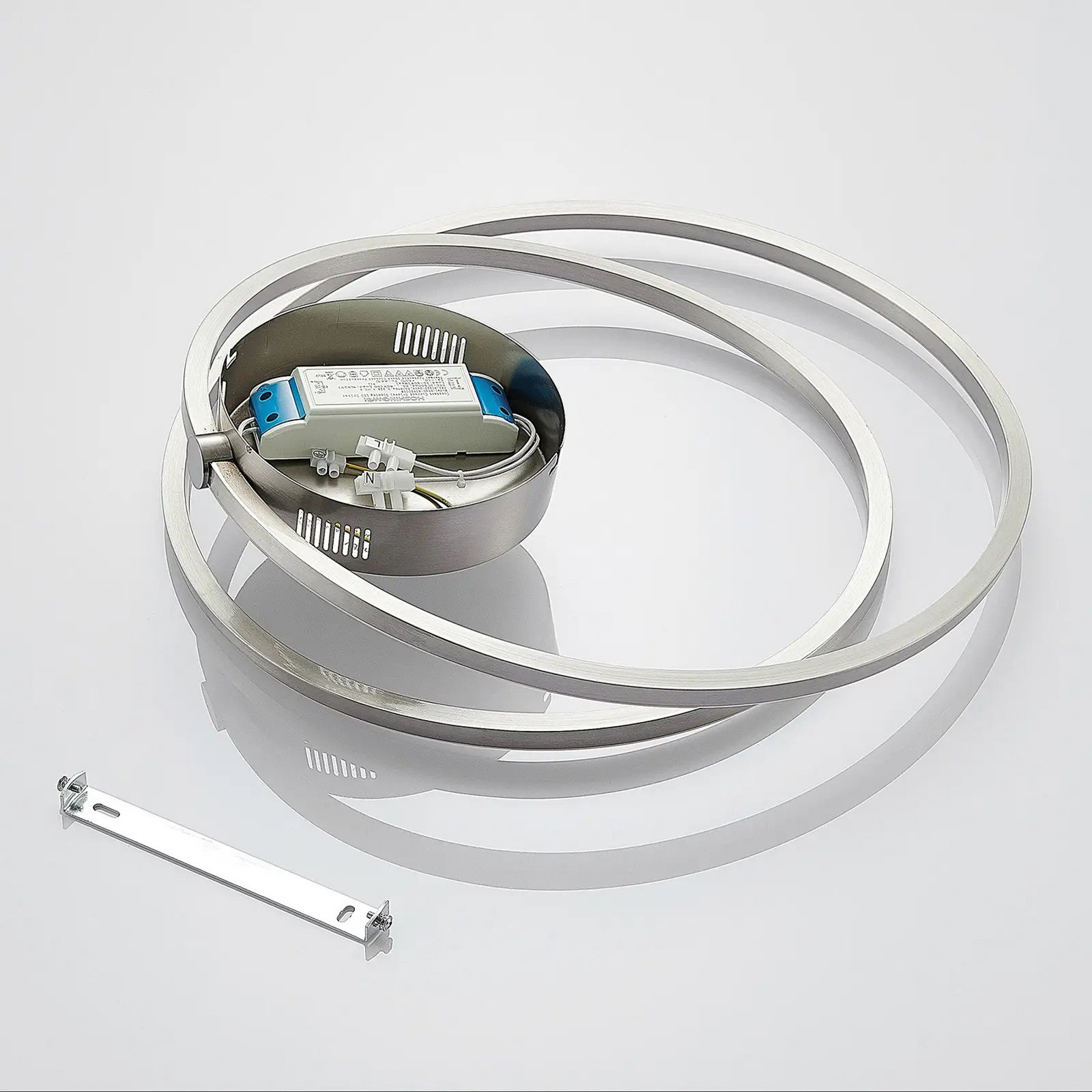 Davian LED Lámpara de Techo DIM Nickel - Lindby