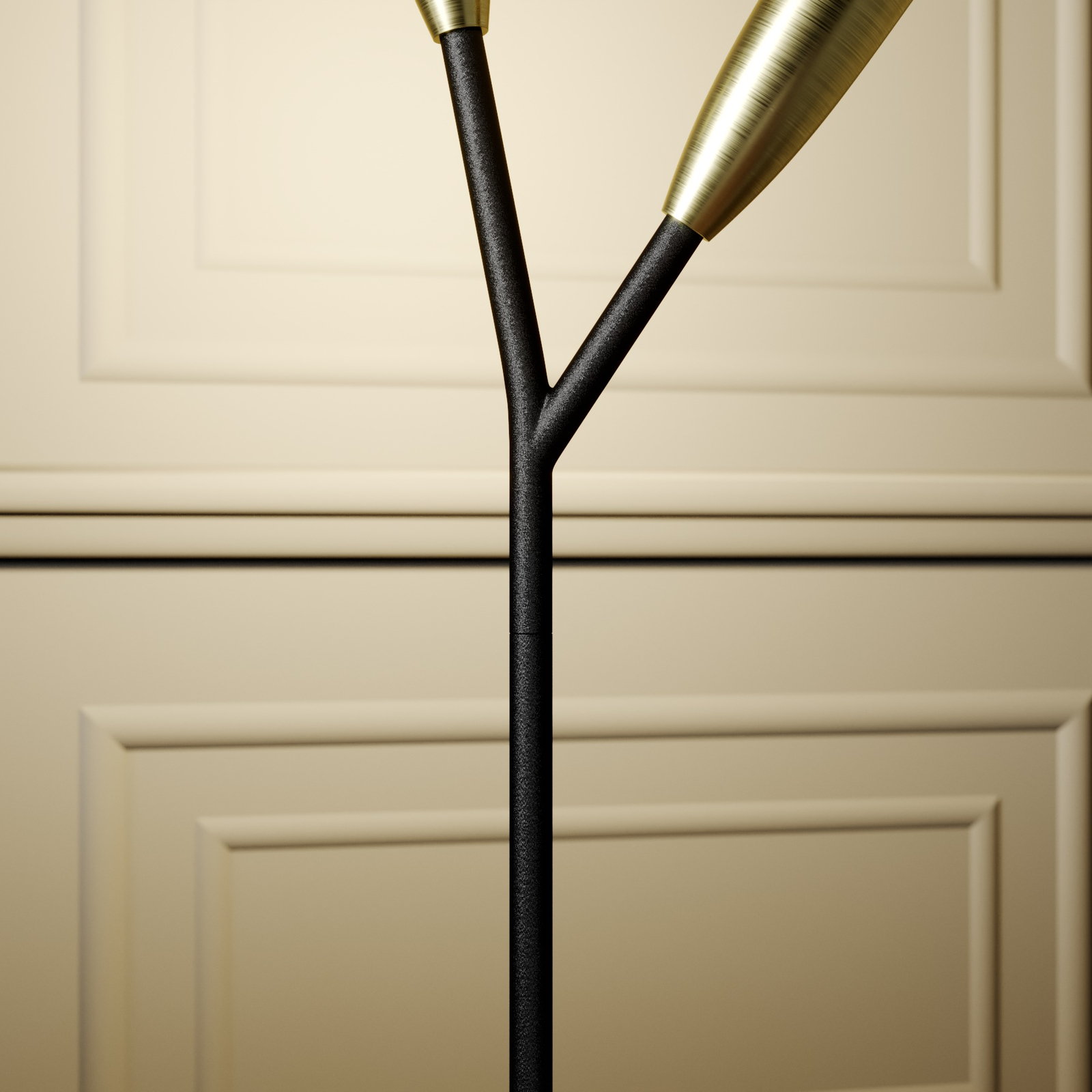 Carlea 2 Pöytävalaisin Black/Brass - Lucande