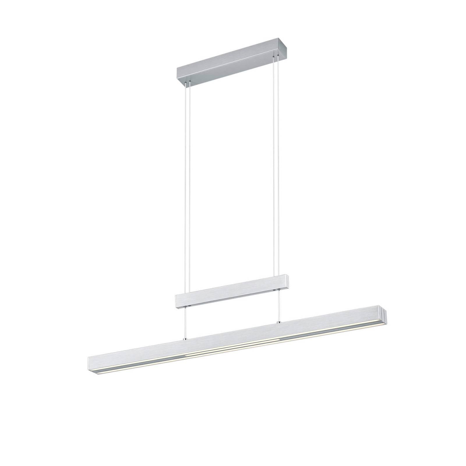 LED-Pendellampe Trajan, 2.700-5.000K, nickel matt