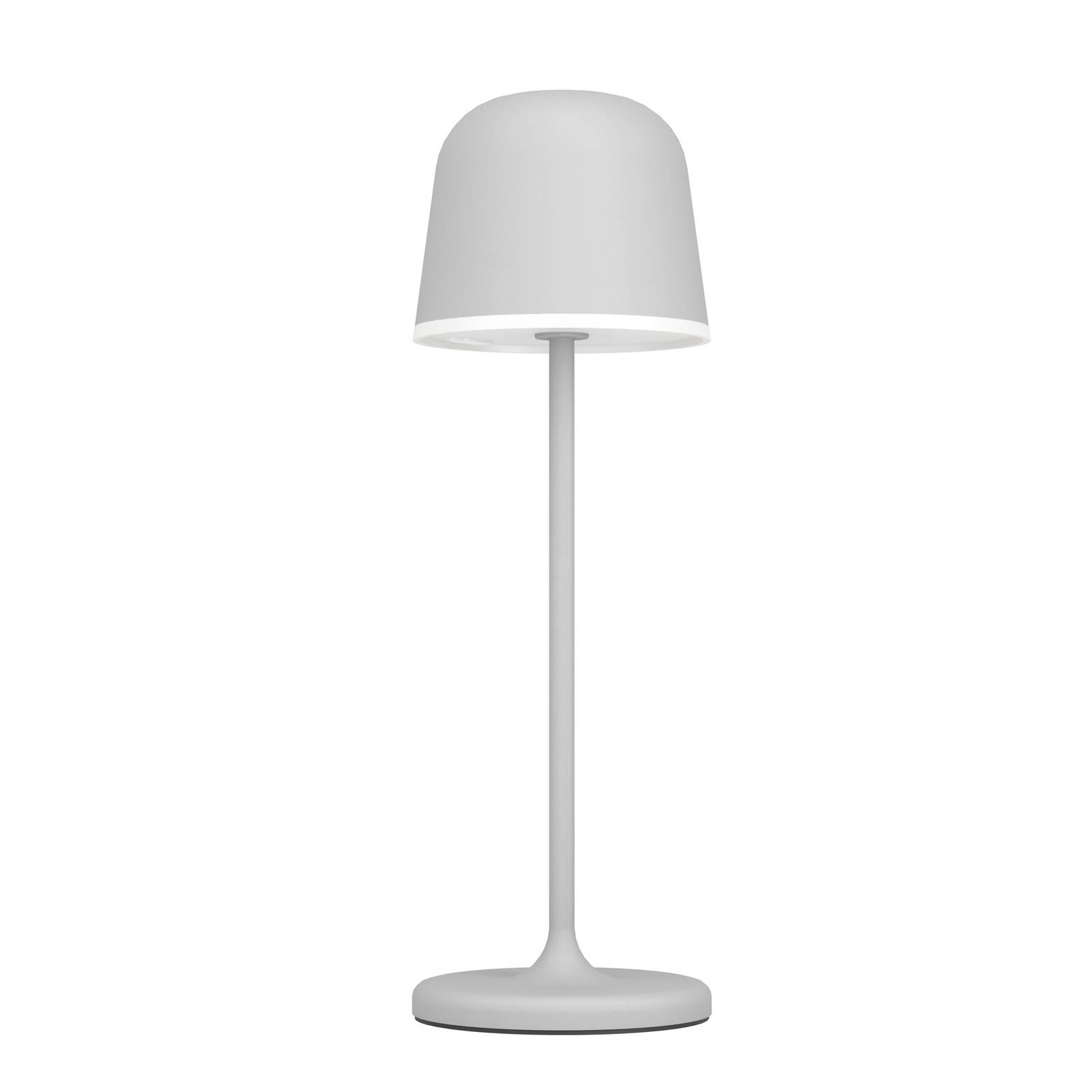 LED-Tischleuchte Mannera mit Akku, grau