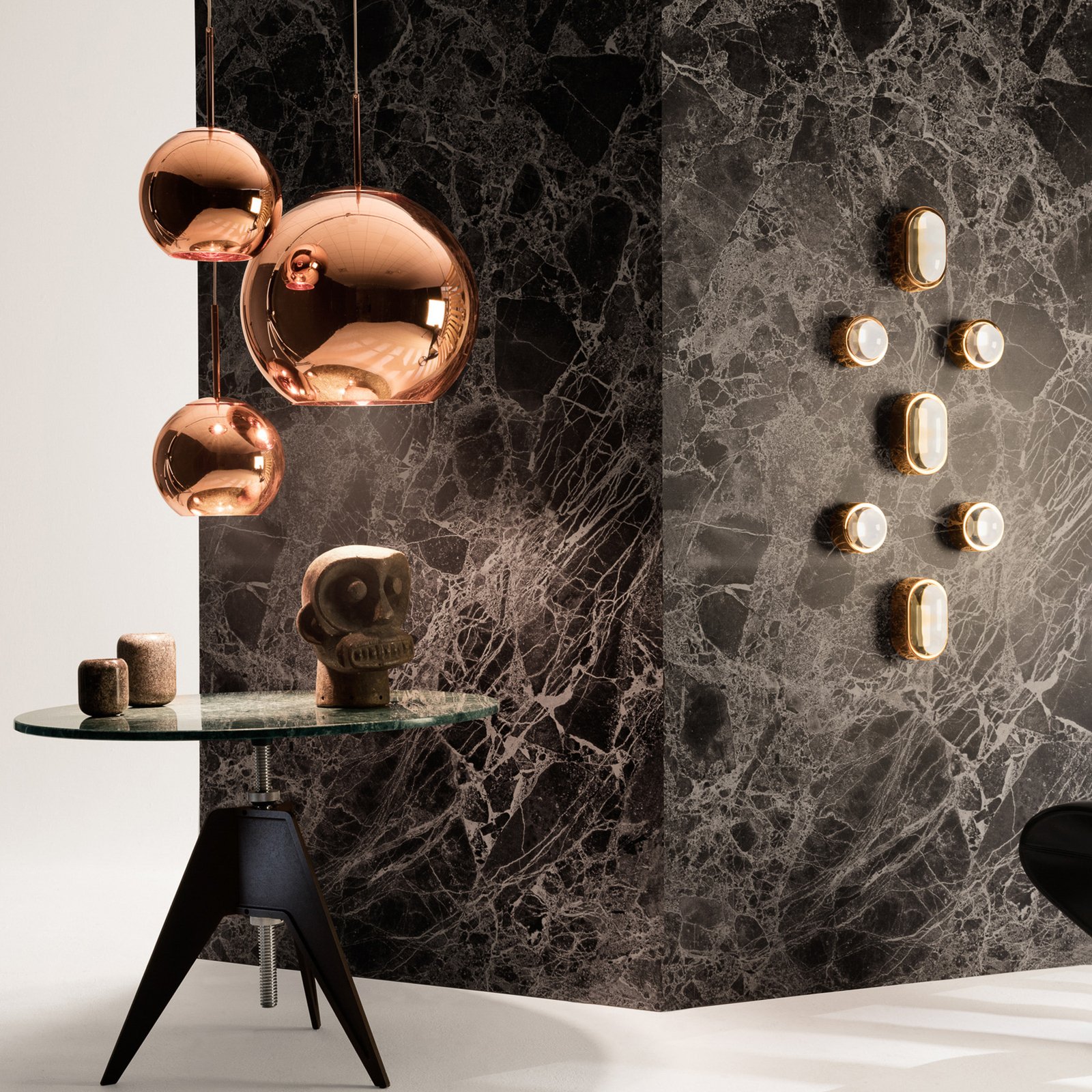 Copper Round LED pendellampe Ø25 - Tom Dixon Copper Round LED pendellampe Ø25 - Tom Dixon