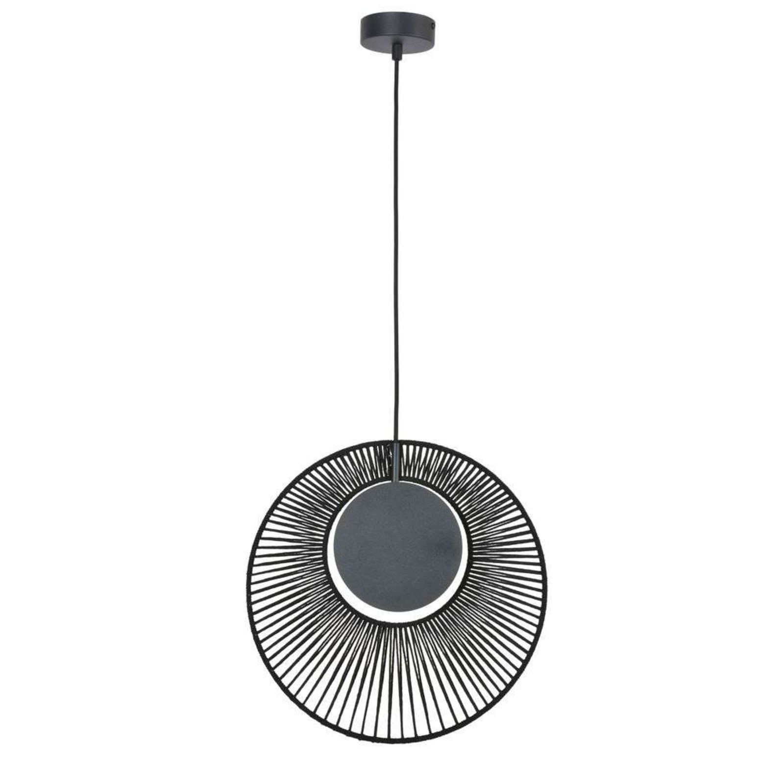 Oyster Lustră Pendul Black - Forestier