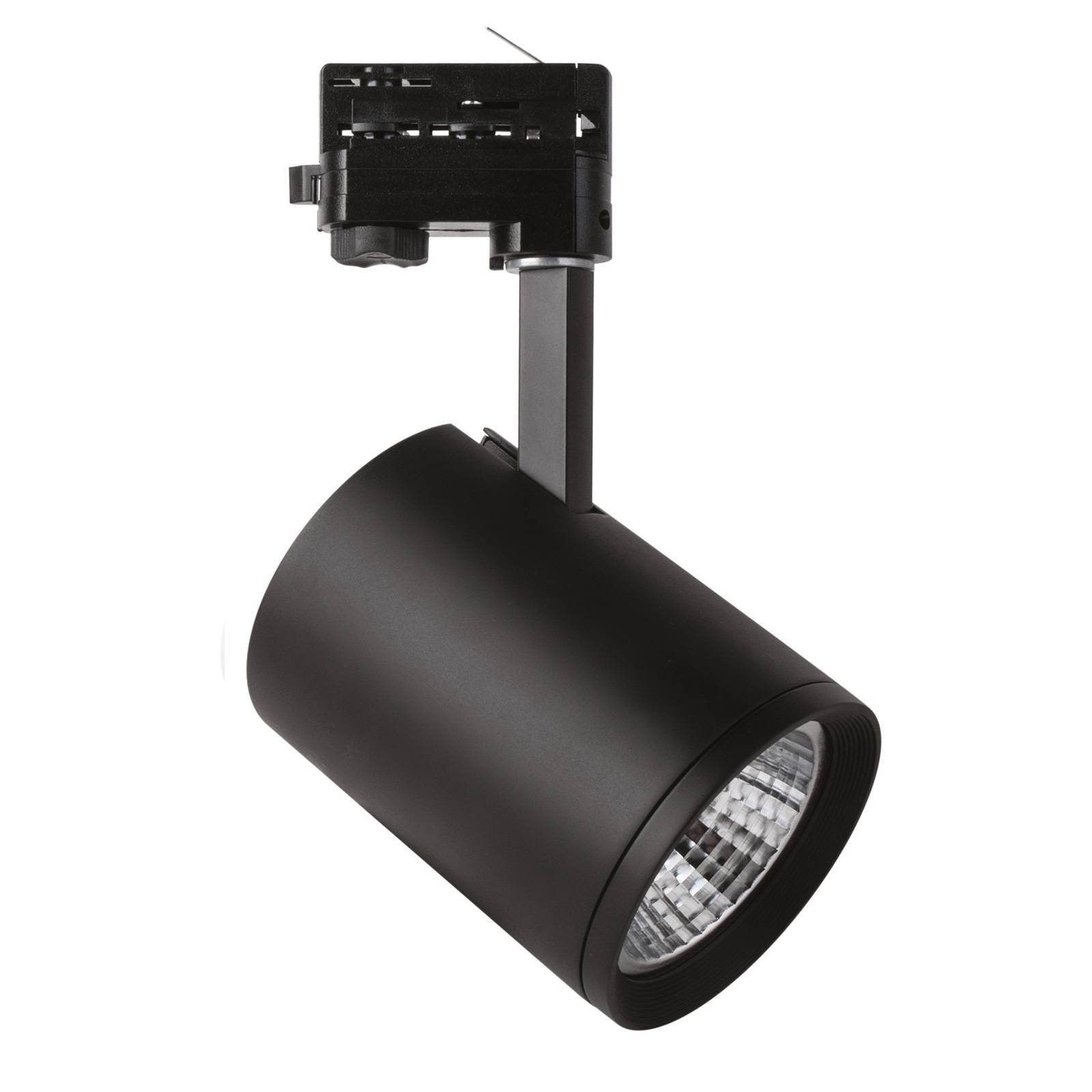 Spot LED Marco pour rail triphasé noir 4 000 K