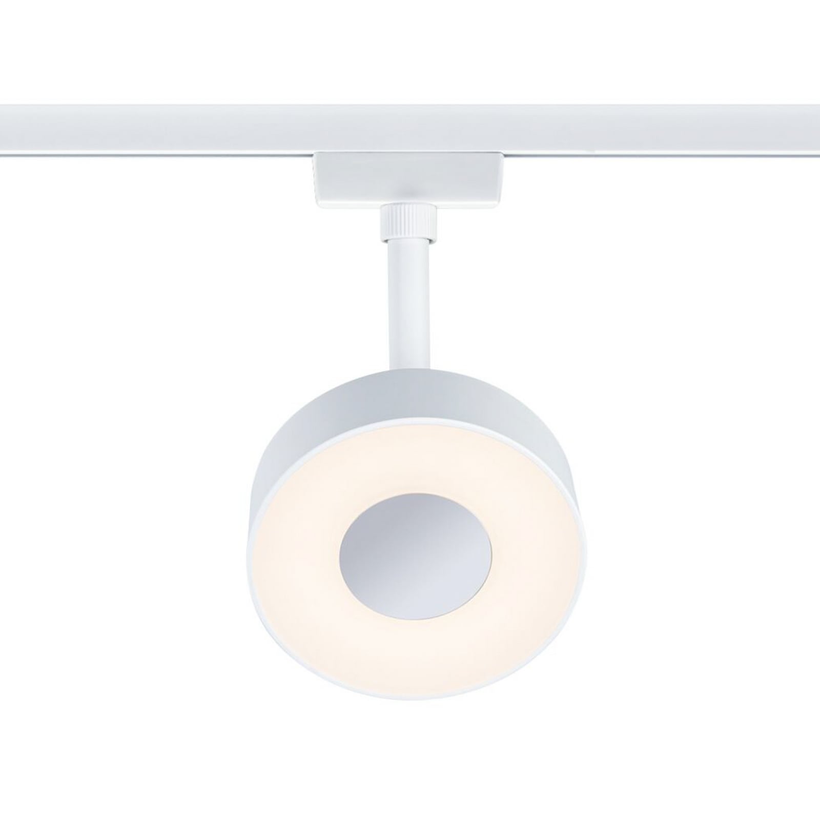 Paulmann URail Circle LED-Spot, 3 pakopų reguliavimas, 3000K, signalinė balta Paulmann URail Circle LED-Spot, 3 pakopų reguliavimas, 3000K, signalinė balta