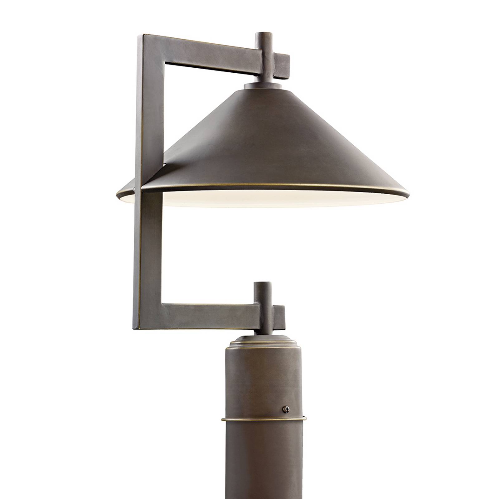 Kinkiet zewnętrzny Ripley, kolor starego brązu, szerokość 20 cm, metal, IP44
