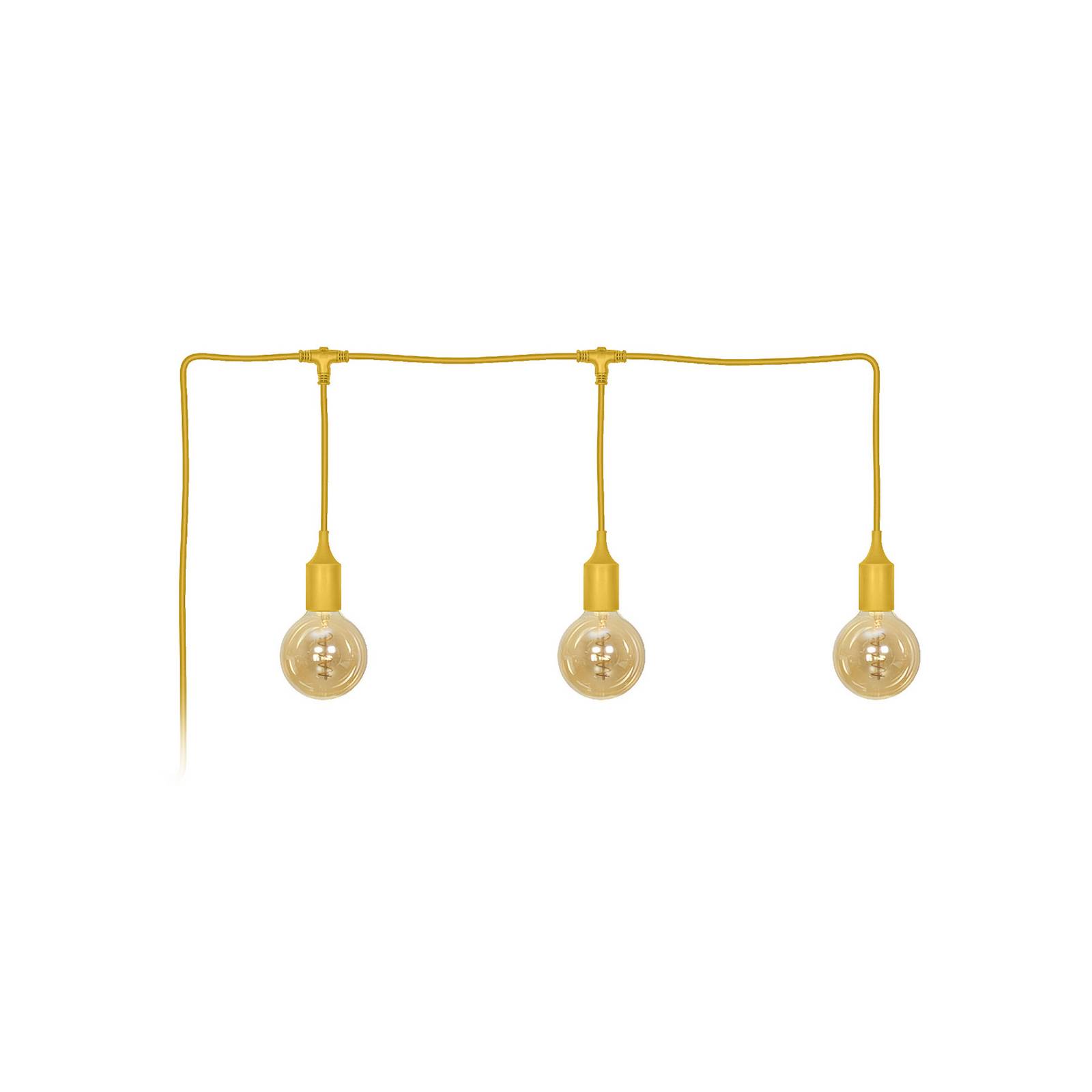 OSRAM Lichterkette ENDURA DECOR, gelb, 7 m, 3-flammig, IP44