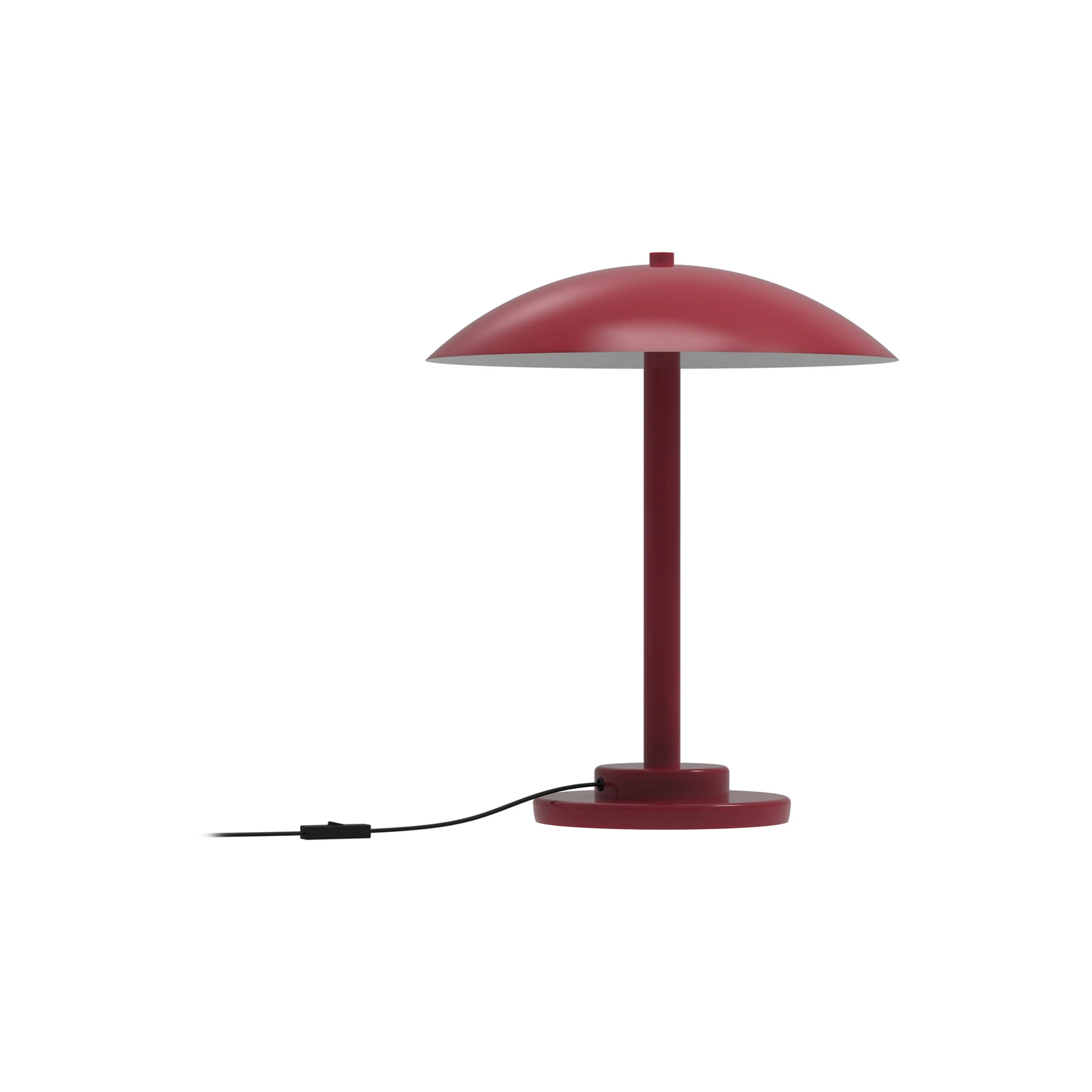 Aluminor Chicago stolová lampa okrúhla červená