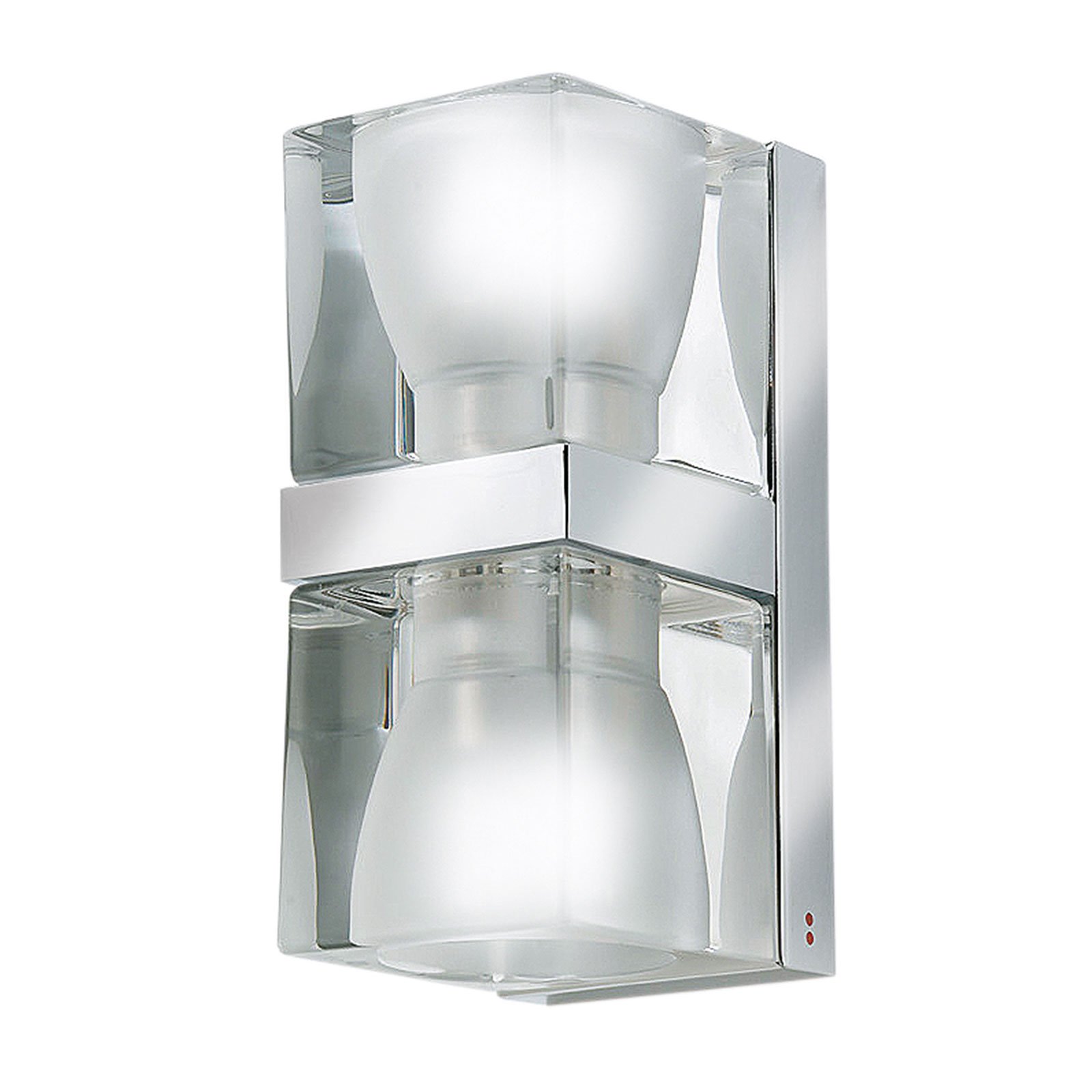 Fabbian Cubetto wall light up/down GU10, clear