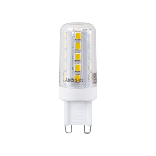 Bombilla LED Arcchio, G9, 2,6 W, transparente, 2.700 K