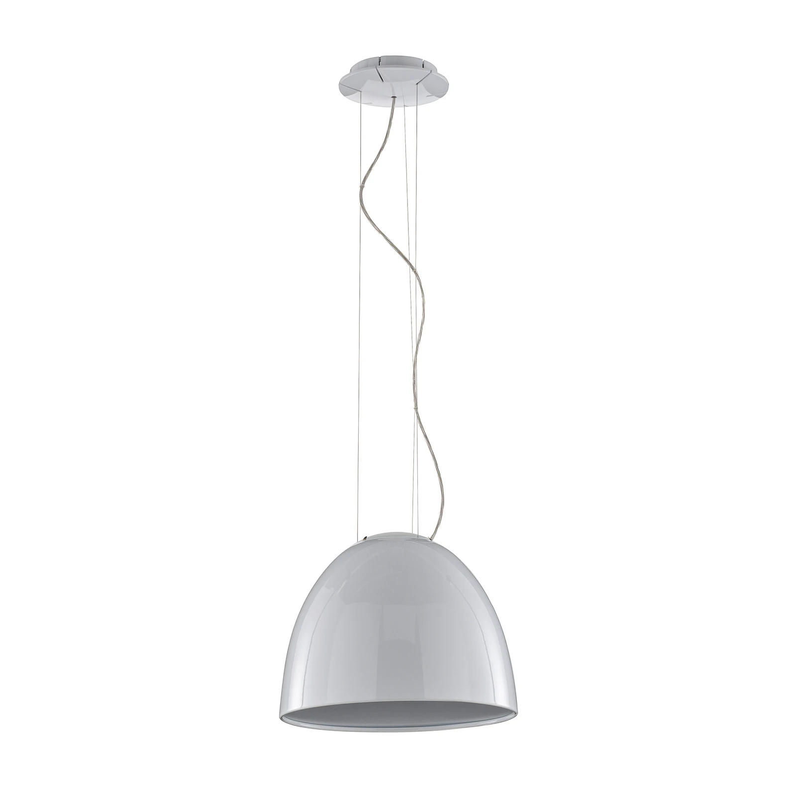 Artemide Nur Mini Gloss a sospensione bianco