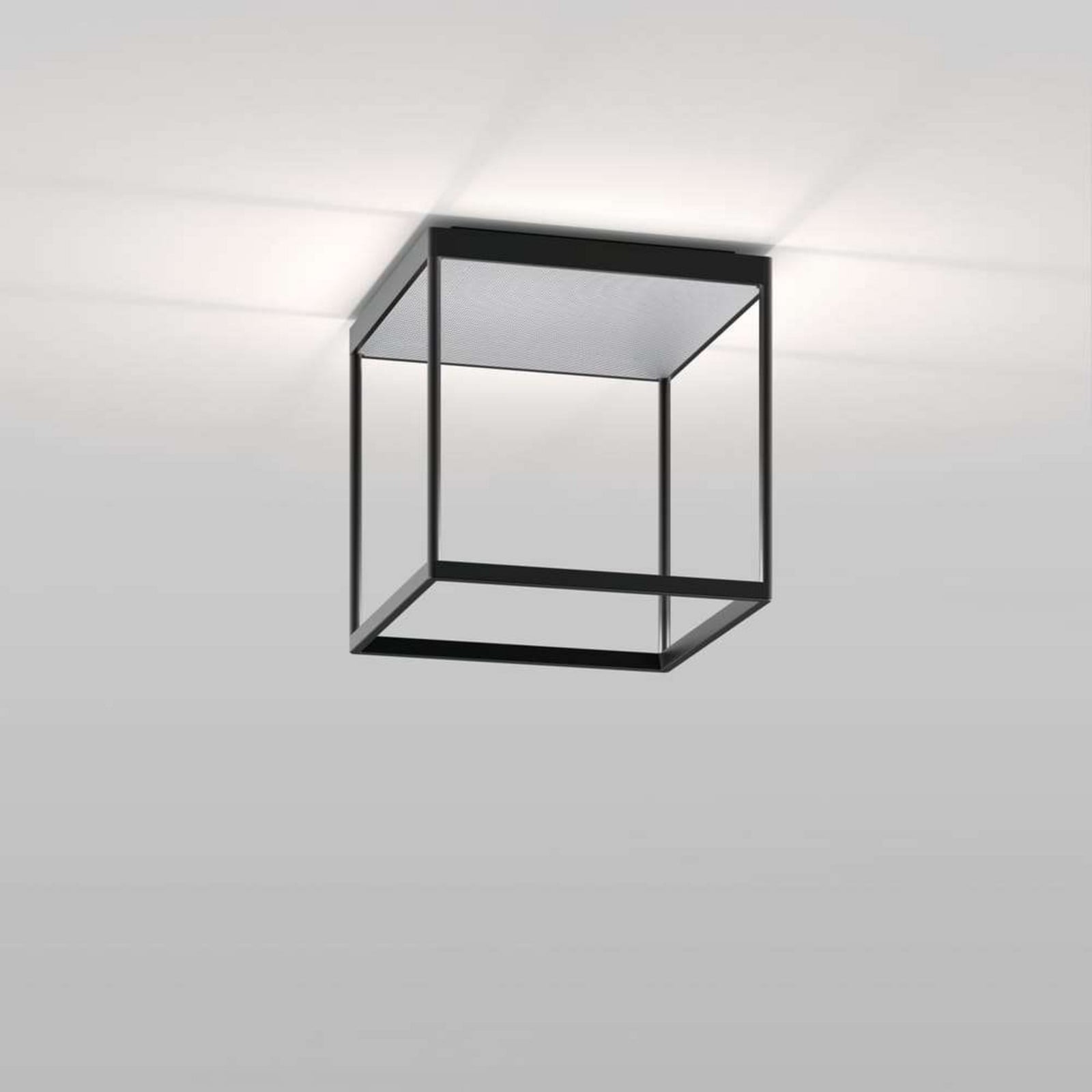 Reflex 2 LED-loftslampe, sort/sølv Serien Lighting - Stue - Aluminium
