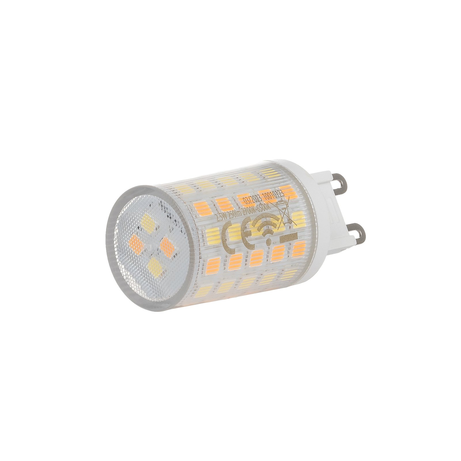LUUMR Chytrá LED žárovka s kolíky sada 2 žárovek G9 2,5 W CCT čirá Tuya