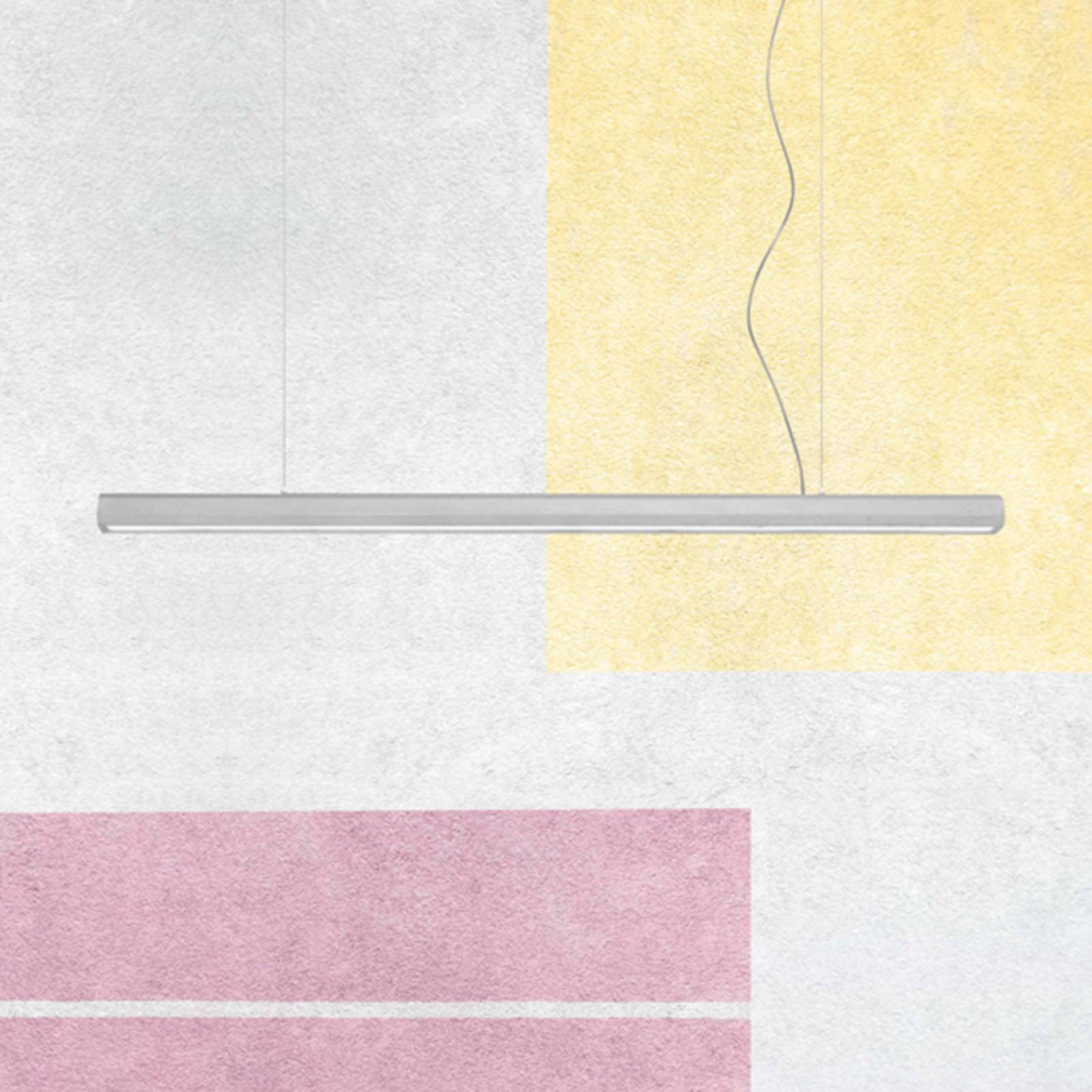 E-shop LED závesné svetlo Materica Stick L, cement, 100 cm