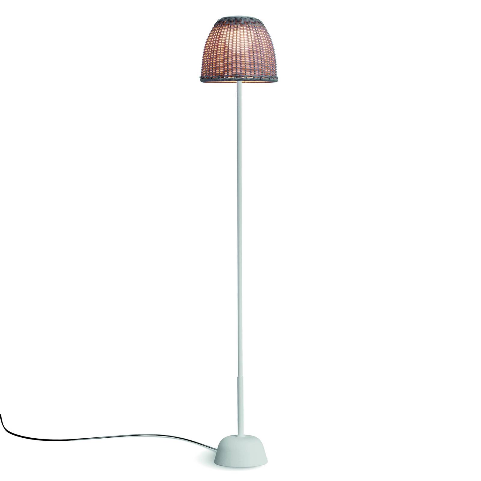 Bover lampe sur pied LED Atticus 114 blanc naturel/beige fiche