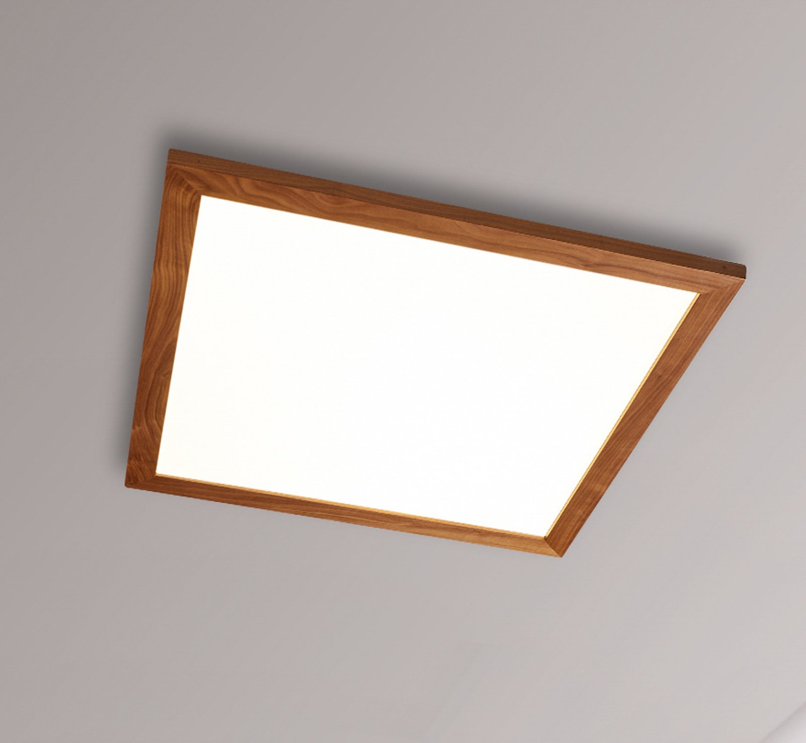 Quitani Aurinor LED panel, walnut, 68 cm