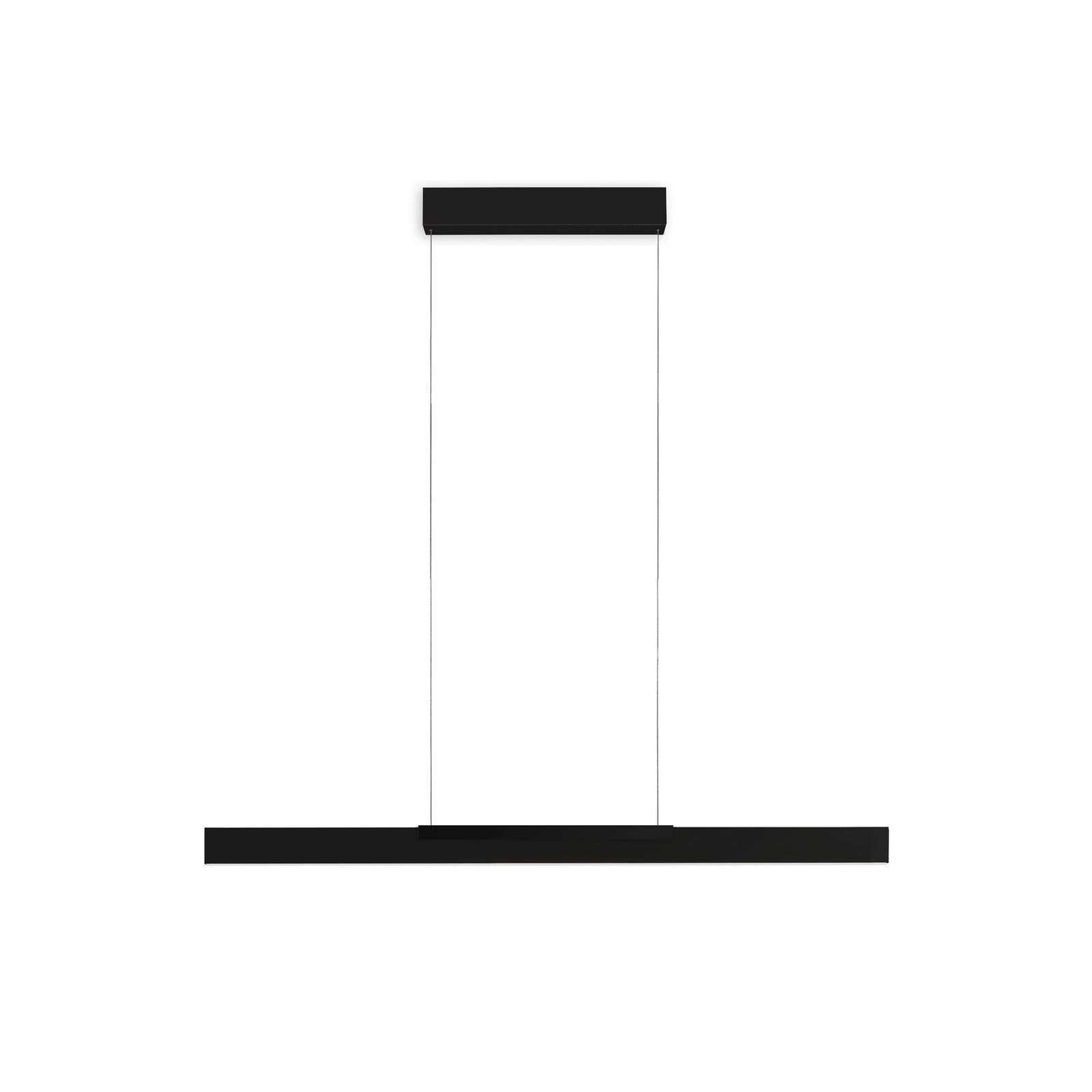 Bopp LED-Hängelampe Nano 2.0, Länge 100 cm, schwarz, Metall