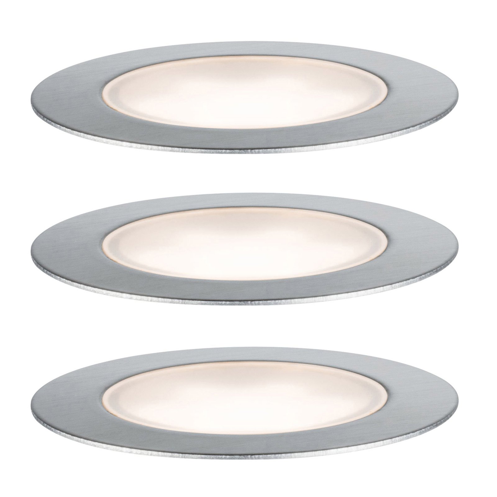 Plug & Shine 3 LED Reflektor Sutinowy Wpuszczany Floor Eco IP67 Silver - Paulman