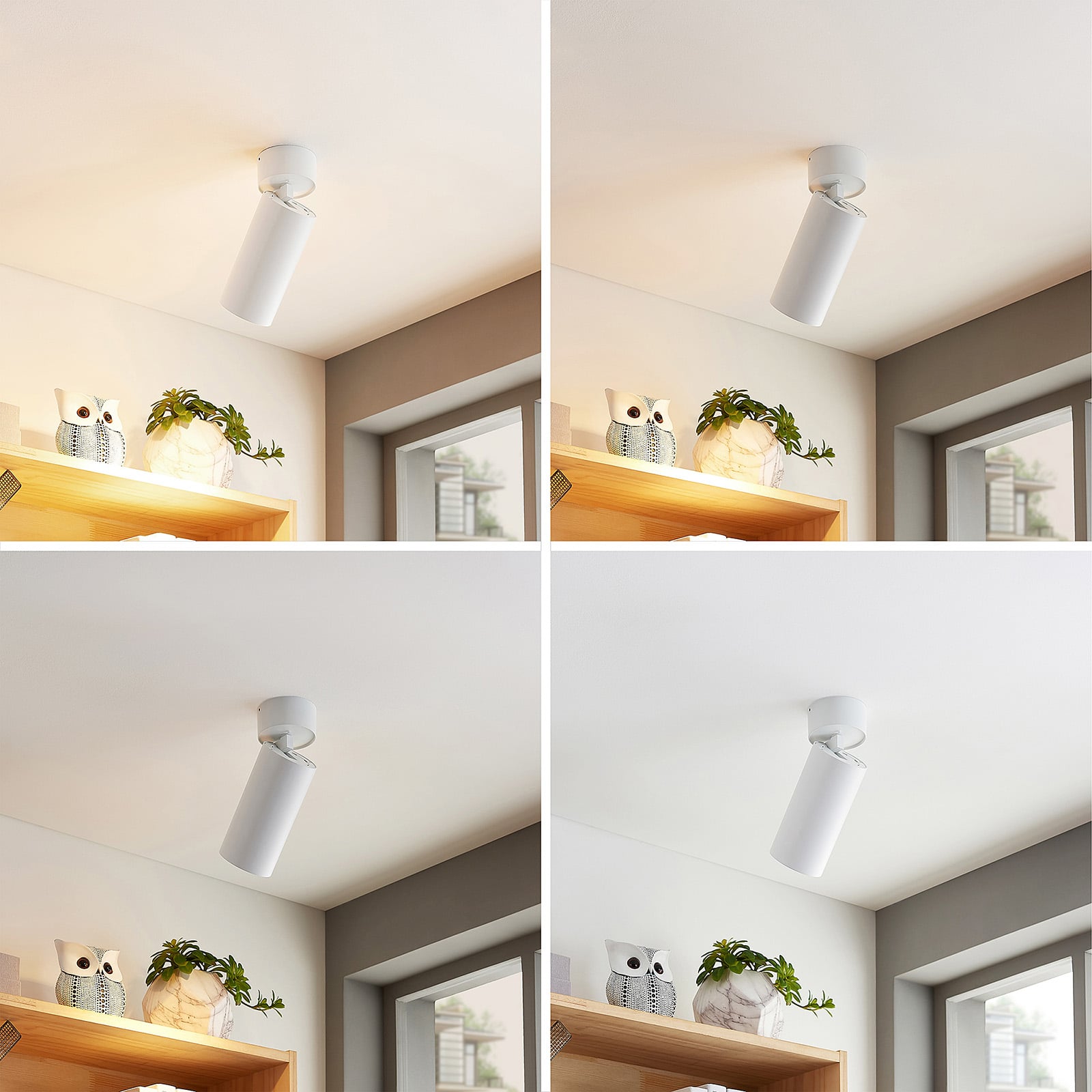 Thabo LED stropni reflektor, rotirajući i okretni - Arcchio