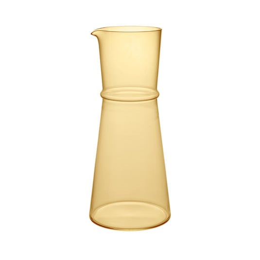 Boya karaff, gul, 1,35 liter, höjd 25 cm, glas – ferm LIVING