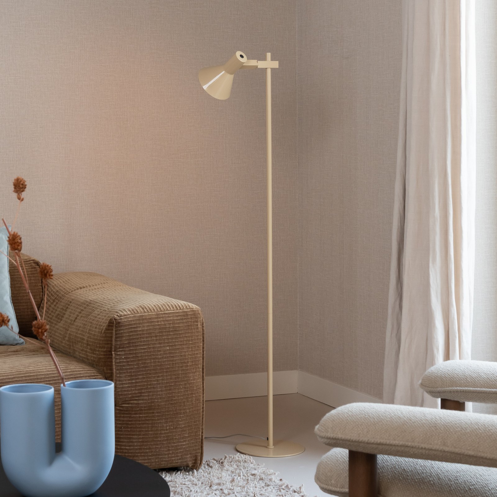 IT'S ABOUT ROMI Stehlampe Stavanger, beige, Höhe 146 cm