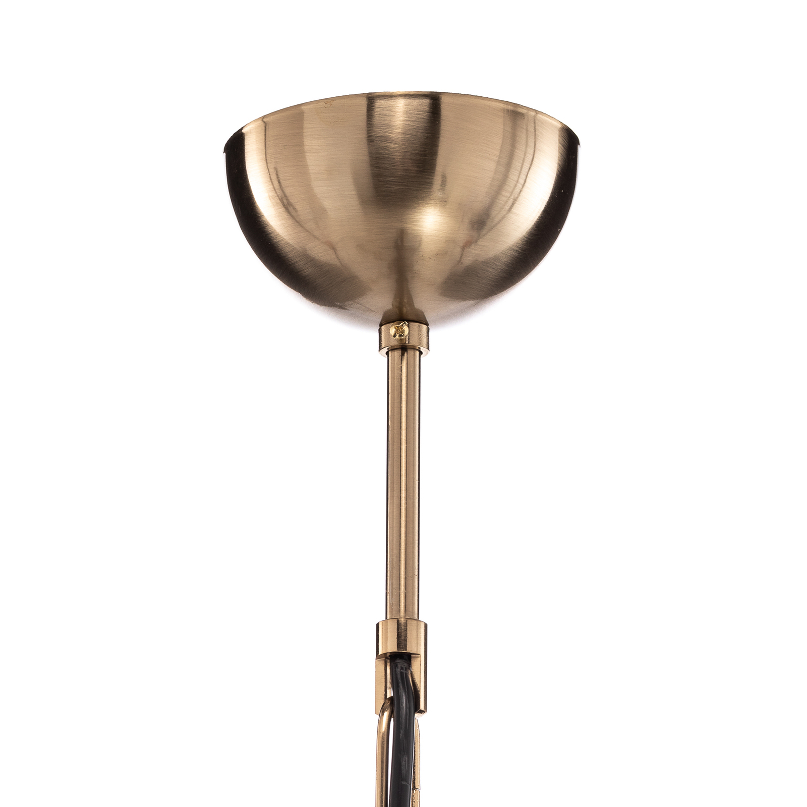 Castro chandelier, antique brass, 5-bulb