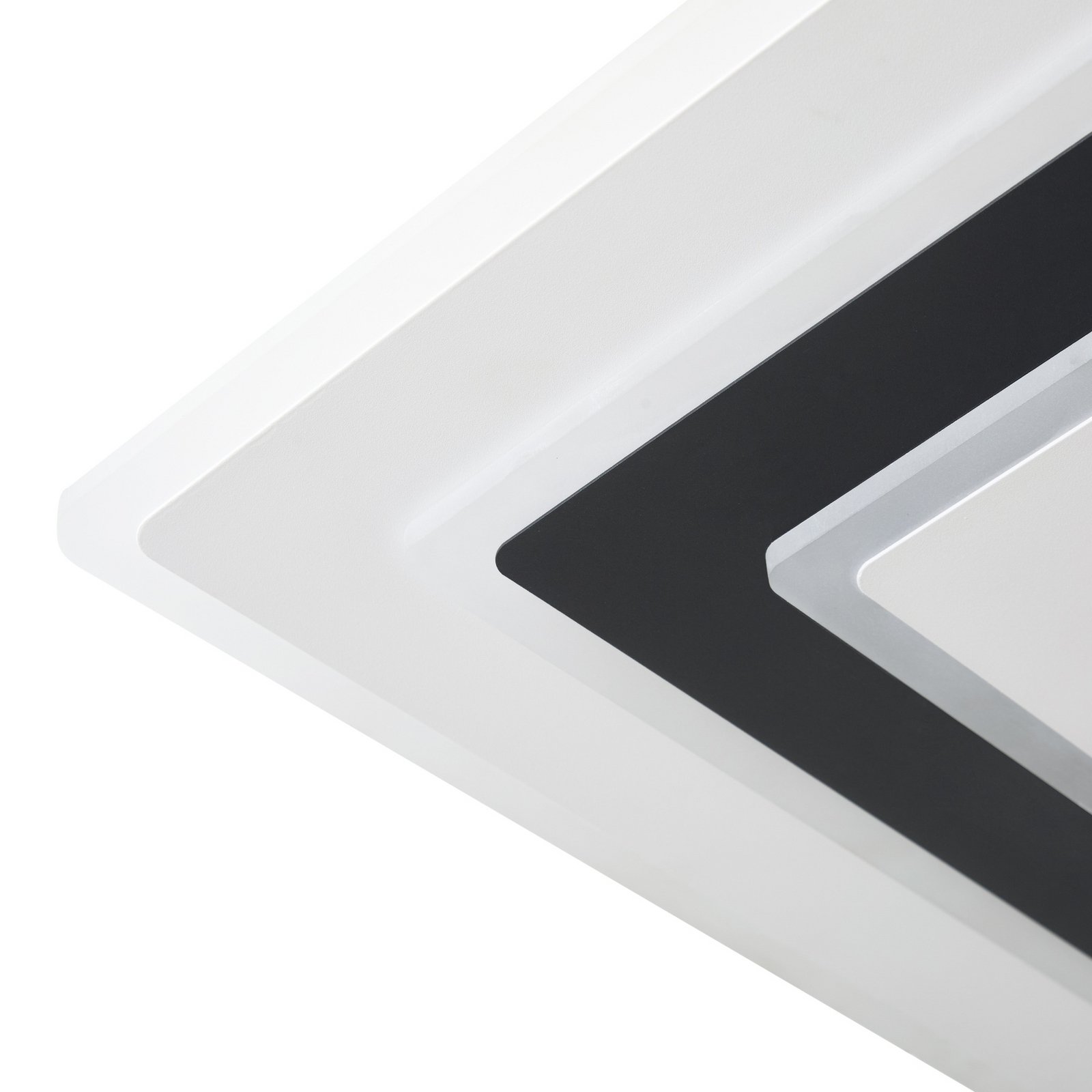 Lindby LED stropní svítidlo Rebeka, 50 x 50 cm, CCT, stmívatelné
