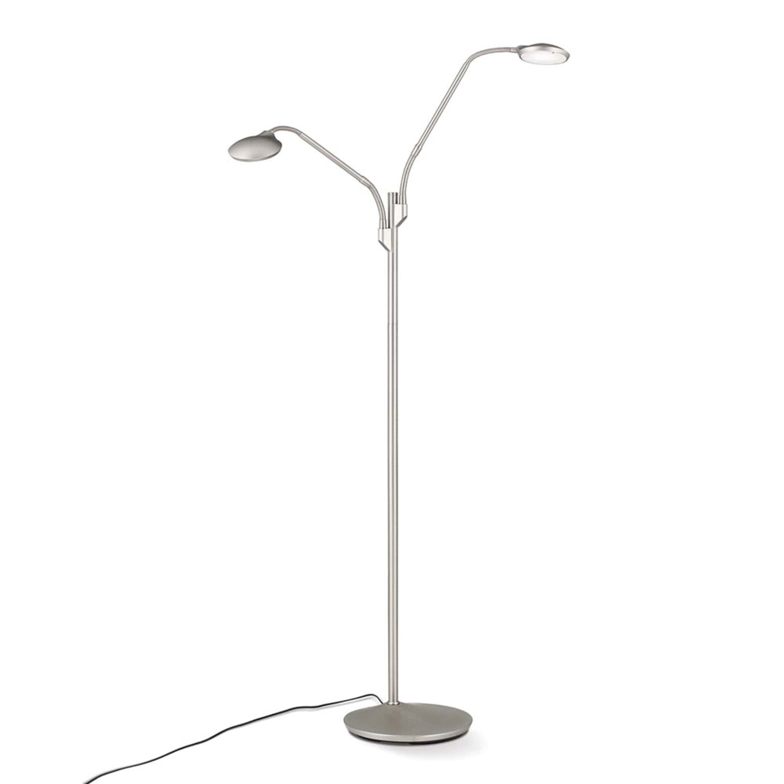 LED-Stehleuchte Cobra, zweiflammig