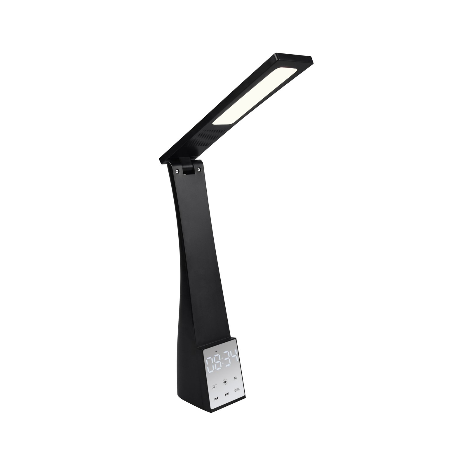 Linus LED desk lamp with a battery CCT, black