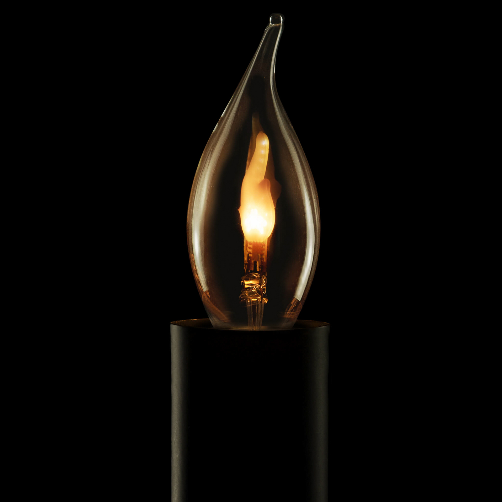 SEGULA LED Fire Flame Line E14 0,2W ljus vindpust rök 818