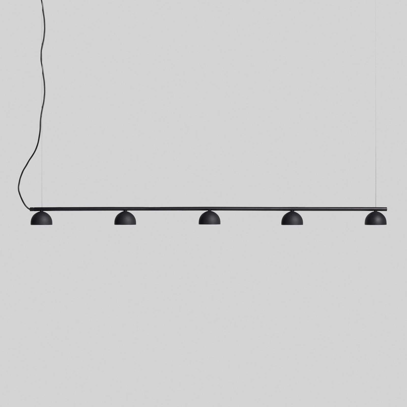 Northern Blush lampă susp. LED 5 becuri negru
