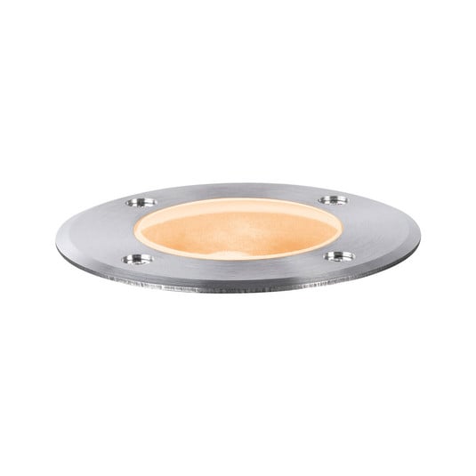 94732 LED-golvinbyggnadslampa för infällning, Ø 11 cm, stål – Paulmann