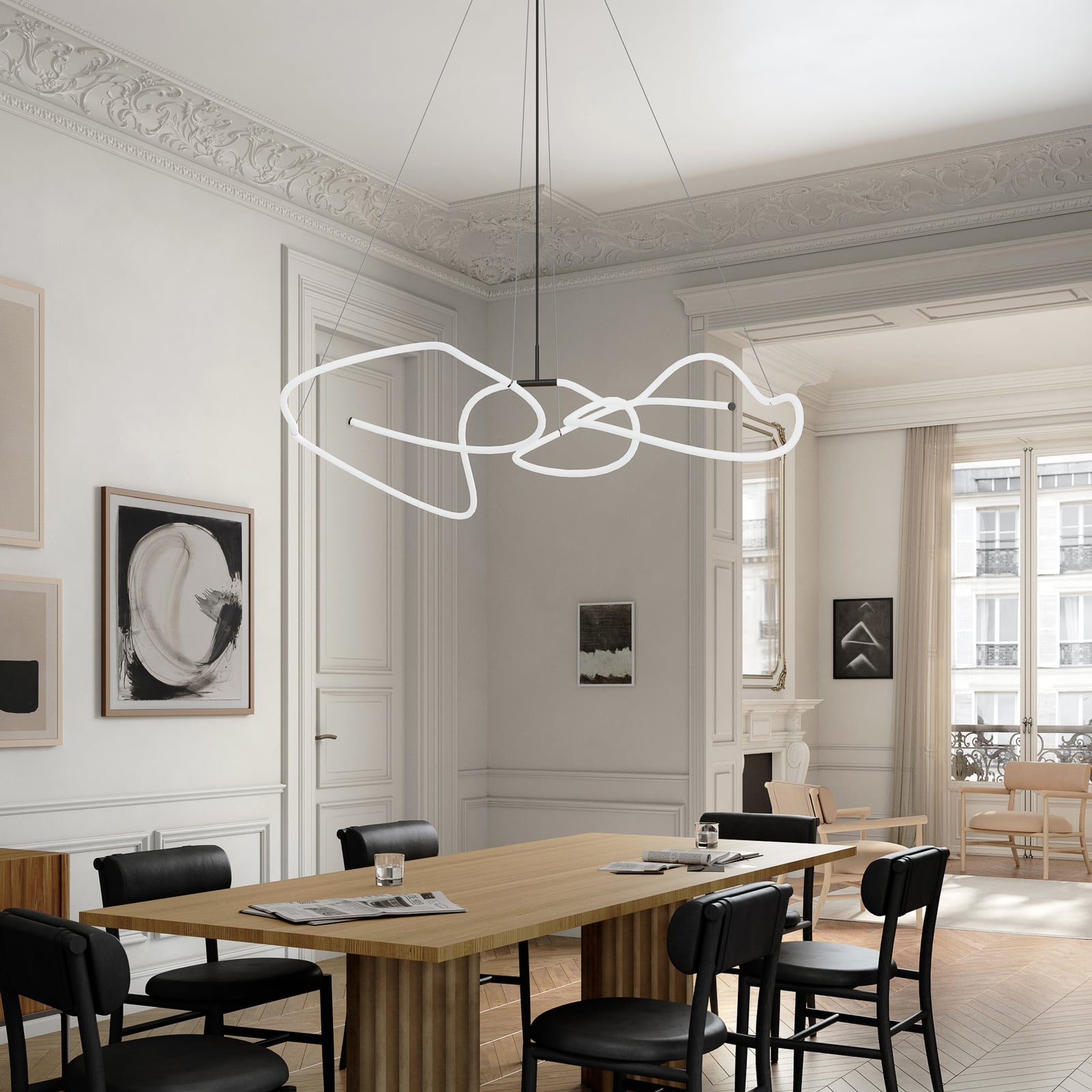 Ghost LED-hänglampa, 155 cm, neon - 101 Copenhagen