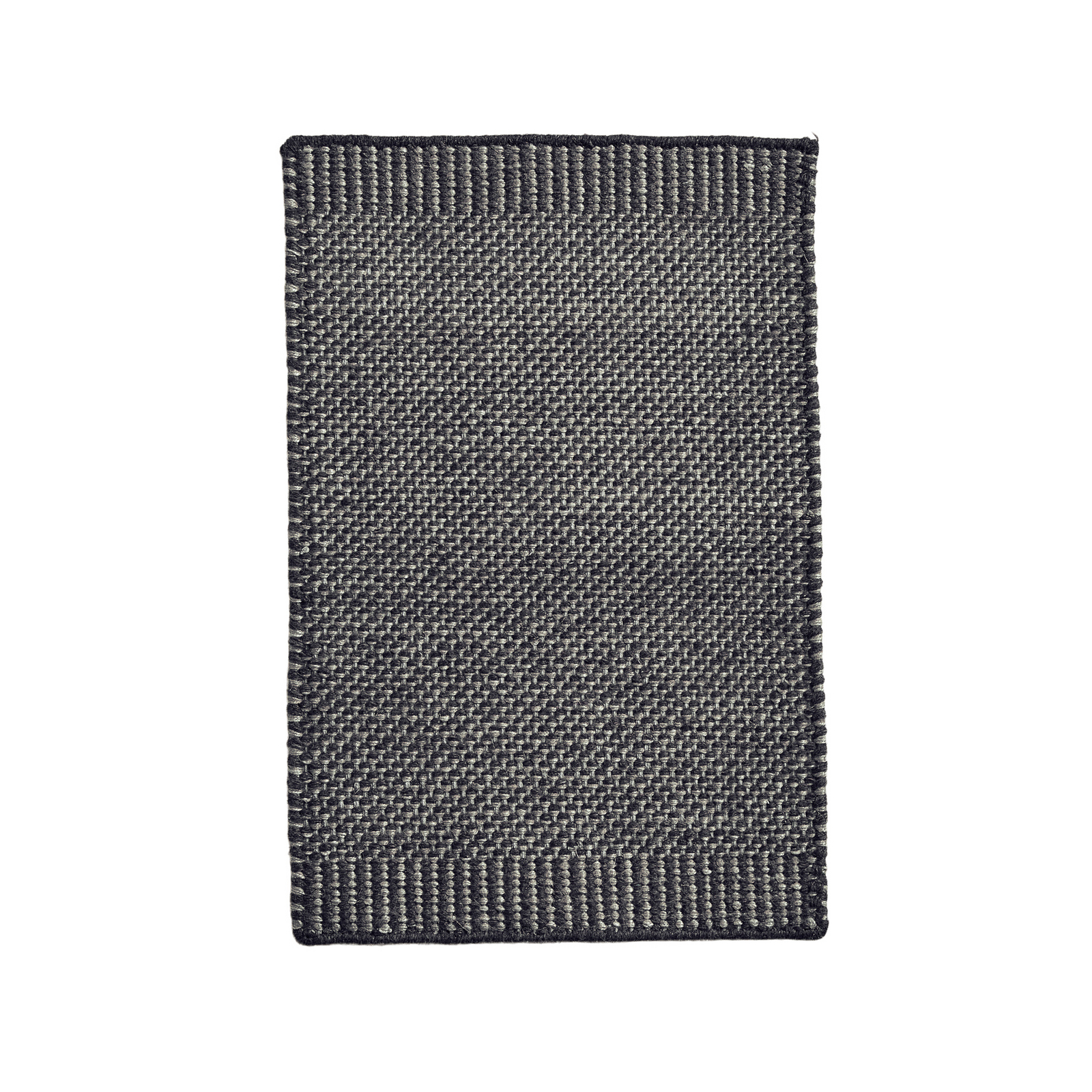 Rombo Türmatte, grau, 40 x 60 cm, Wolle/Jute - Woud