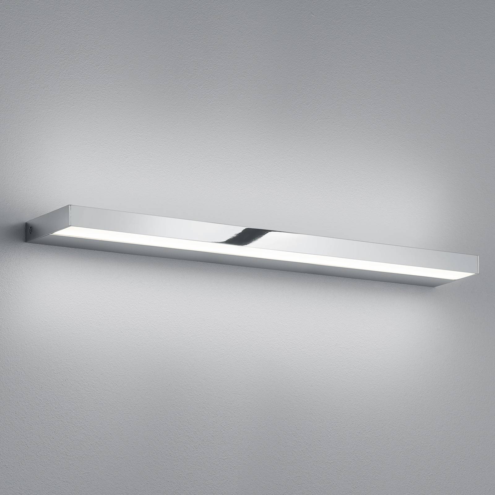 Helestra Slate LED-Wandleuchte, chrom, 60 cm