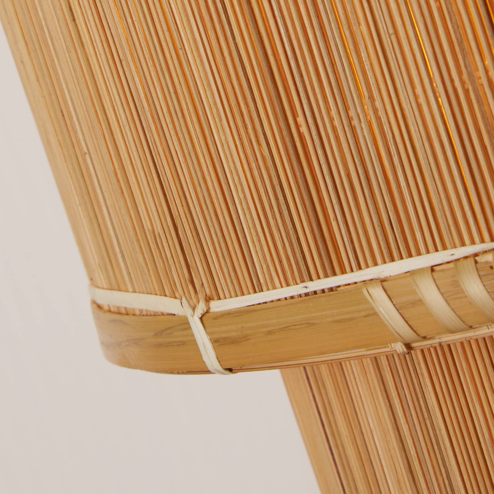 Hängeleuchte Astaria, holzfarben, Bambus, Ø 40 cm, E27 günstig online kaufen