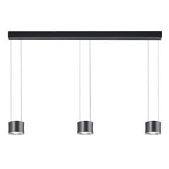 BANKAMP Colgante Impulse de 3 luces de color antracita de Warm a Dime