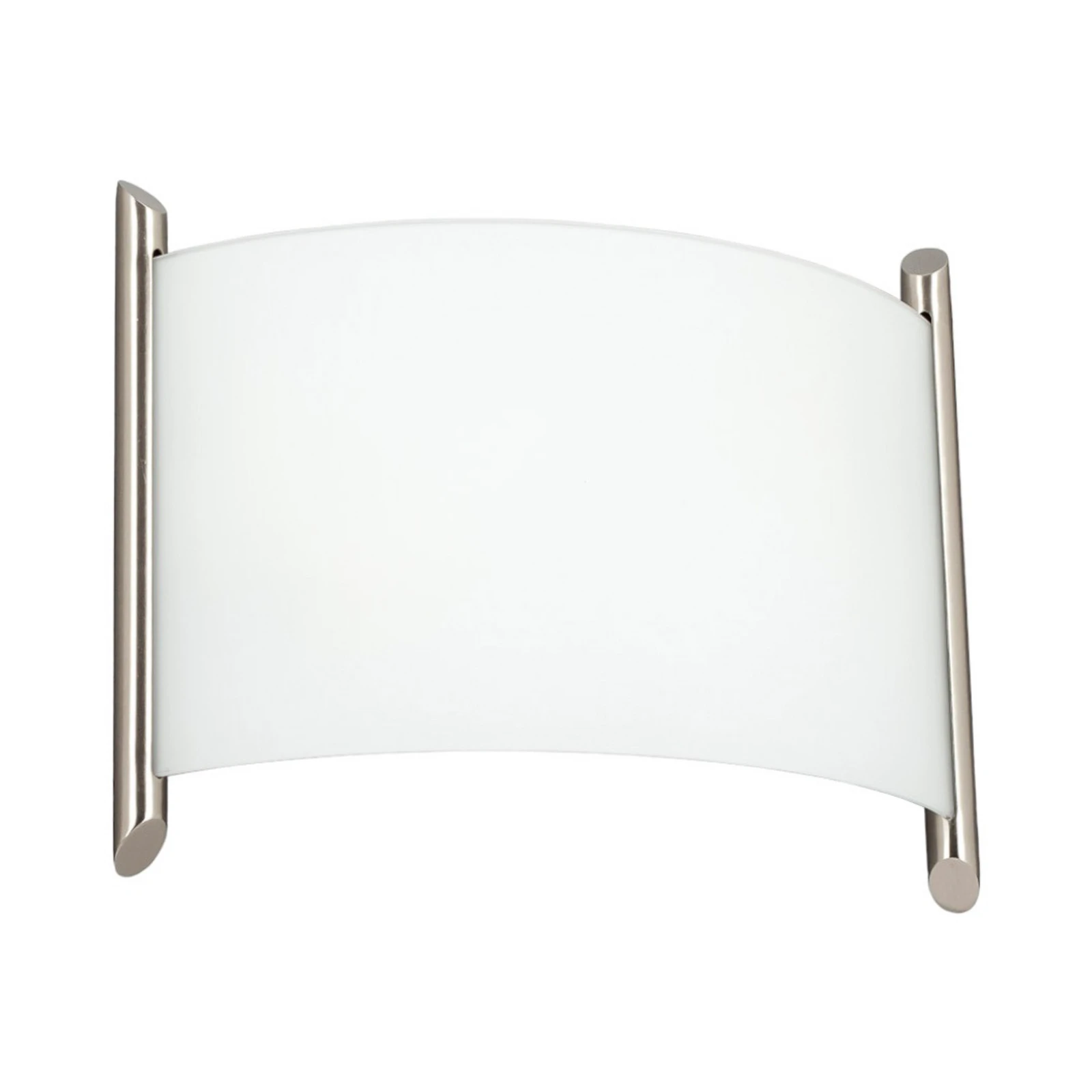 Aplique de pared Lindby Filippa, 31 cm, níquel, cristal, E27