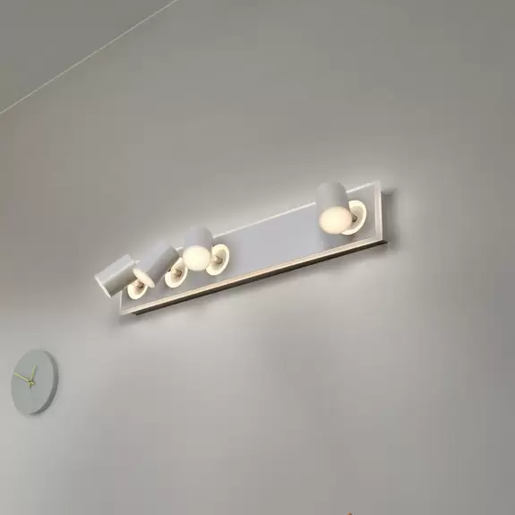 Lampenwelt LEDVANCE LED-Deckenstrahler Mars, 5-fl., 4 Spots, weiß